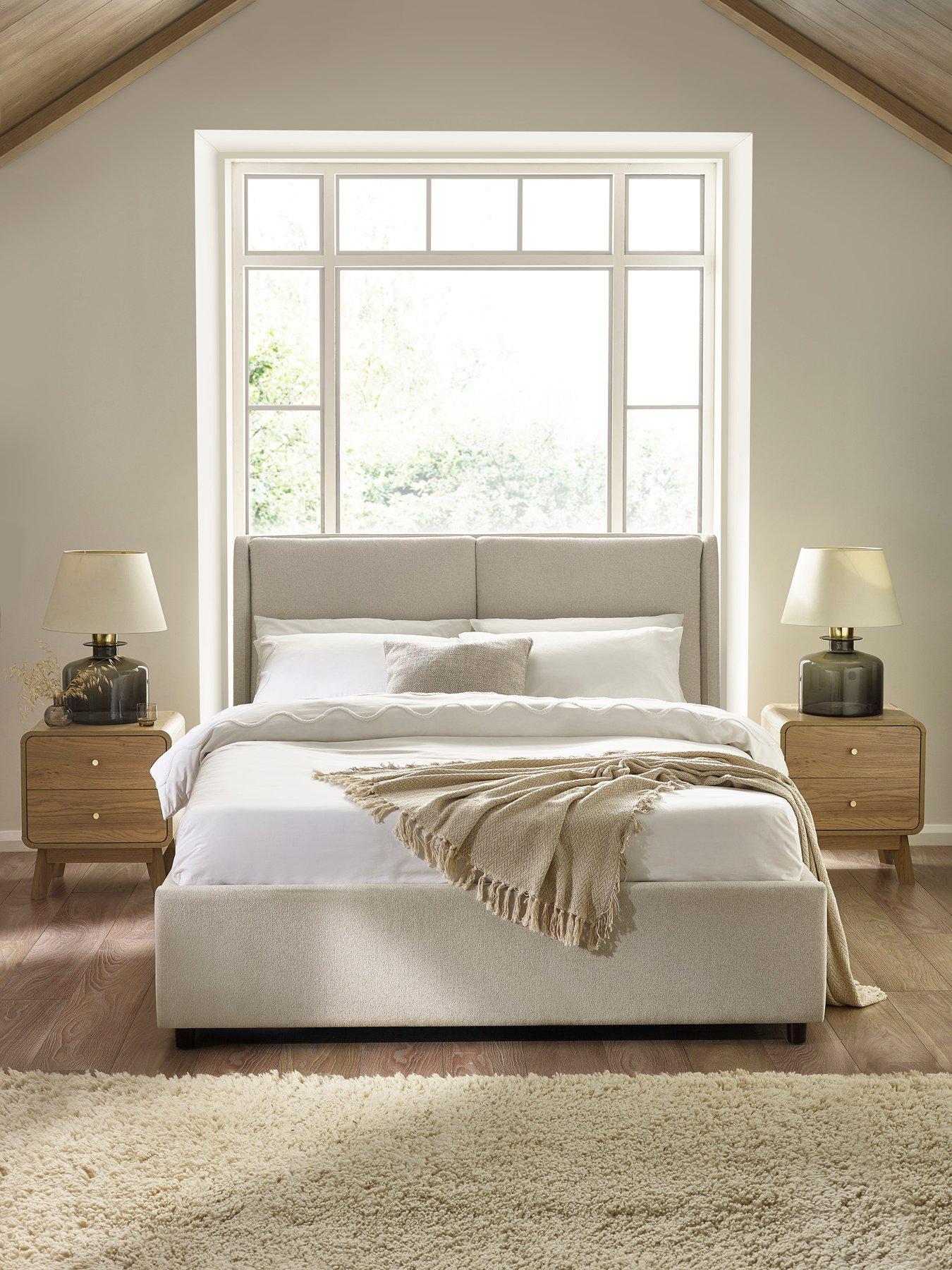 Image 1 of 6 of Julian Bowen Maddock Upholstered Ottoman Bedframe