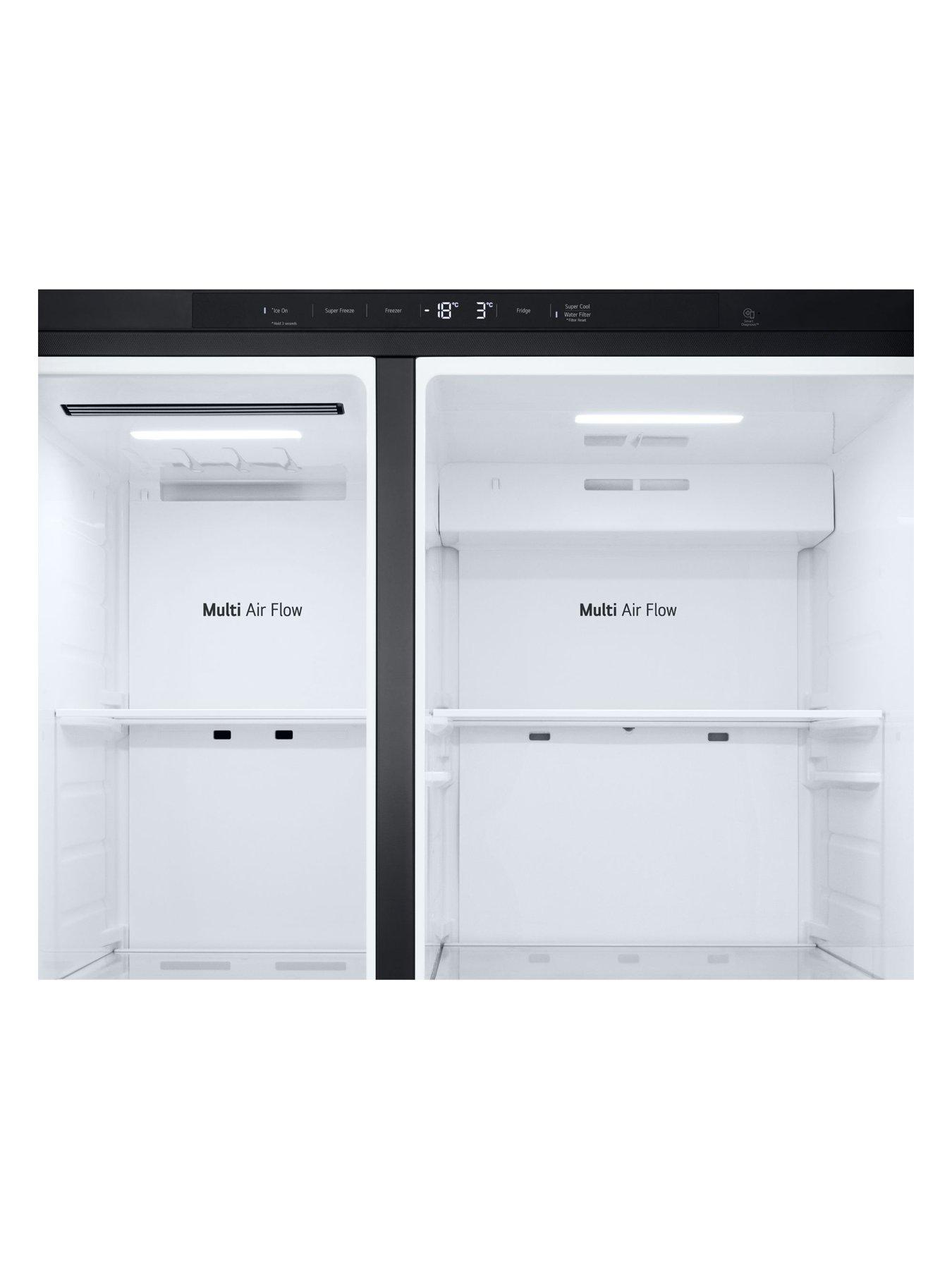 Image 4 of 7 of LG GSLC40EPPE 638L Smart Inverter American Style Fridge Freezer ESSENCE MATTE BLACK