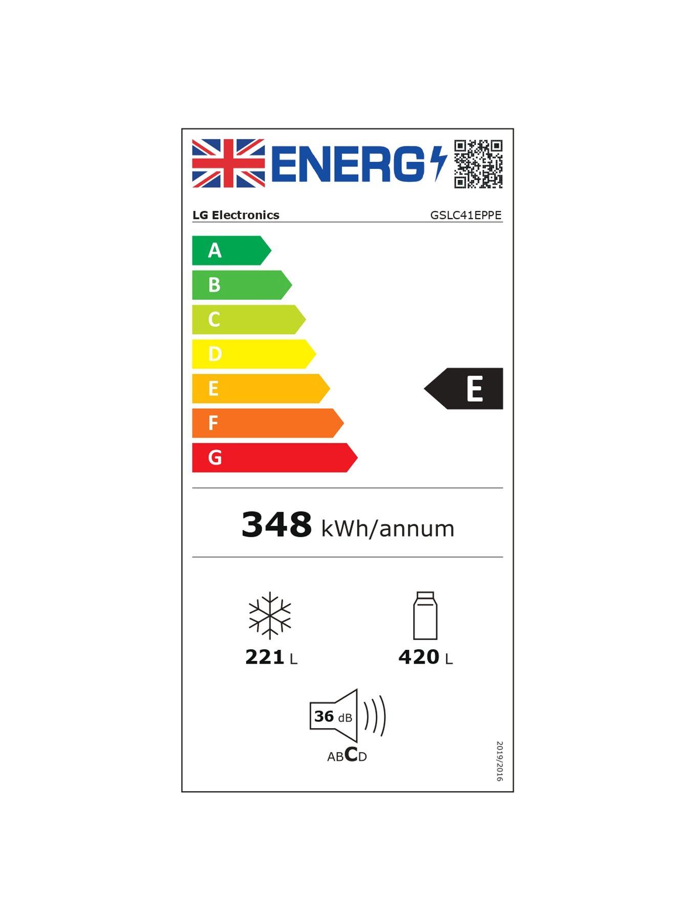 Image 7 of 7 of LG GSLC41EPPE 641L Smart Inverter American Style Fridge Freezer ESSENCE MATTE BLACK