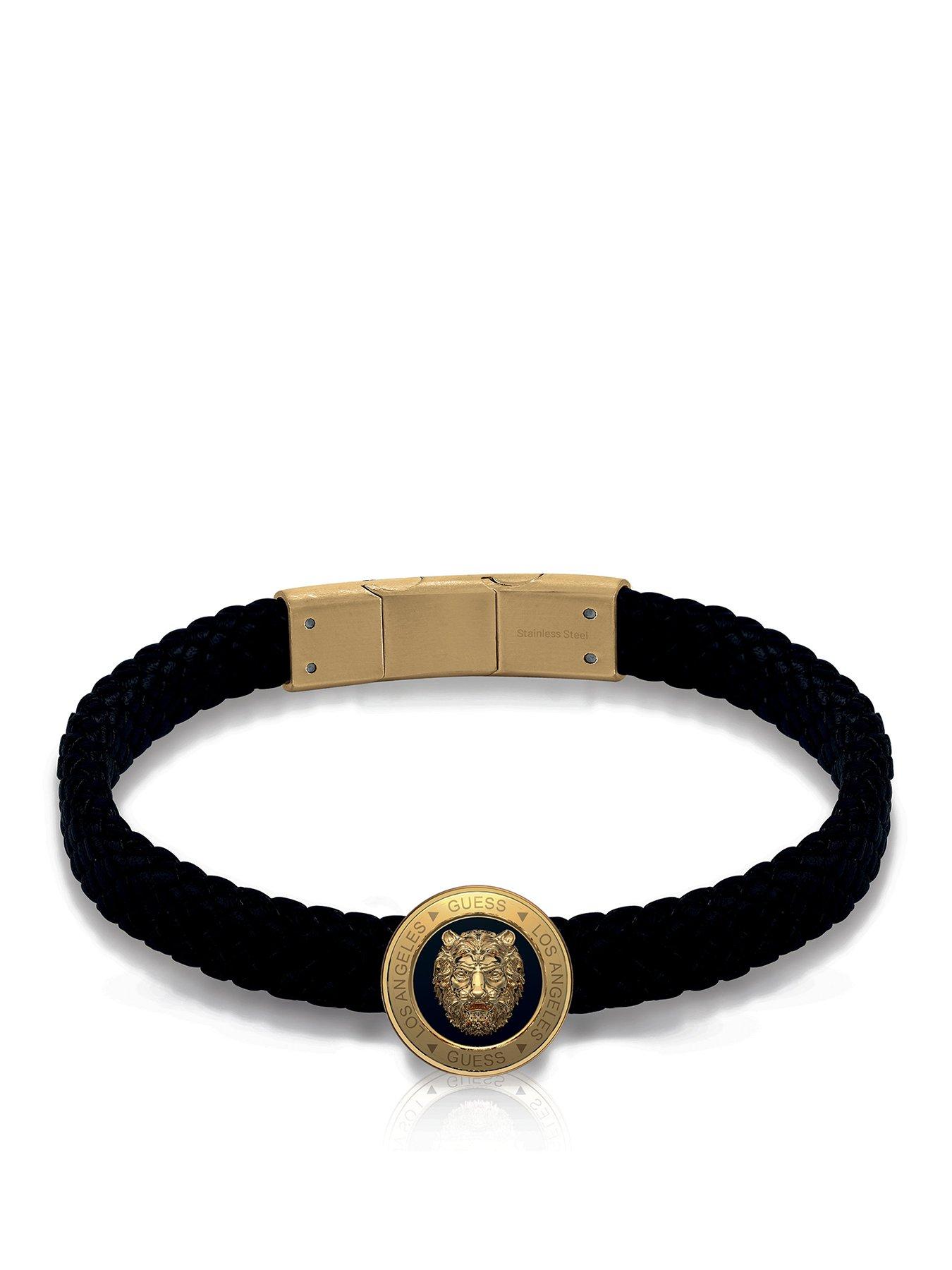 Guess Lion Coin Bracelet Tone Steel - Gold