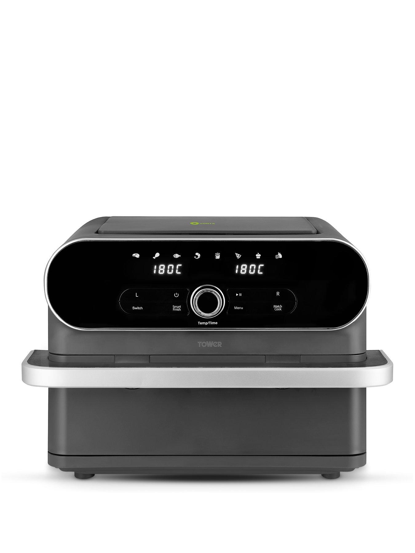 Tower Elite 11L Flexi-Drawer Air Fryer with Divider, Graphite