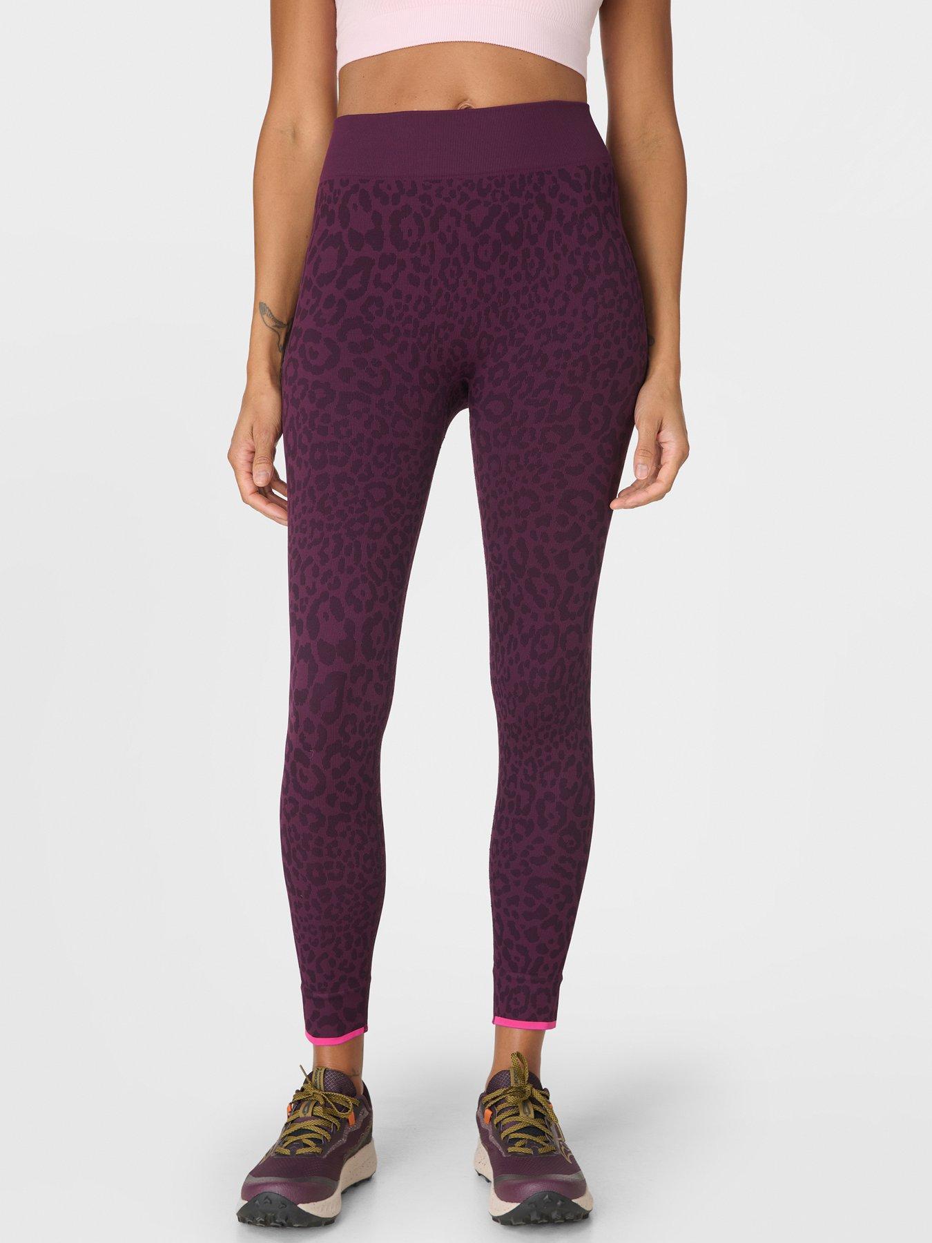 Sweaty Betty Animal Base Layer Leggings - Purple