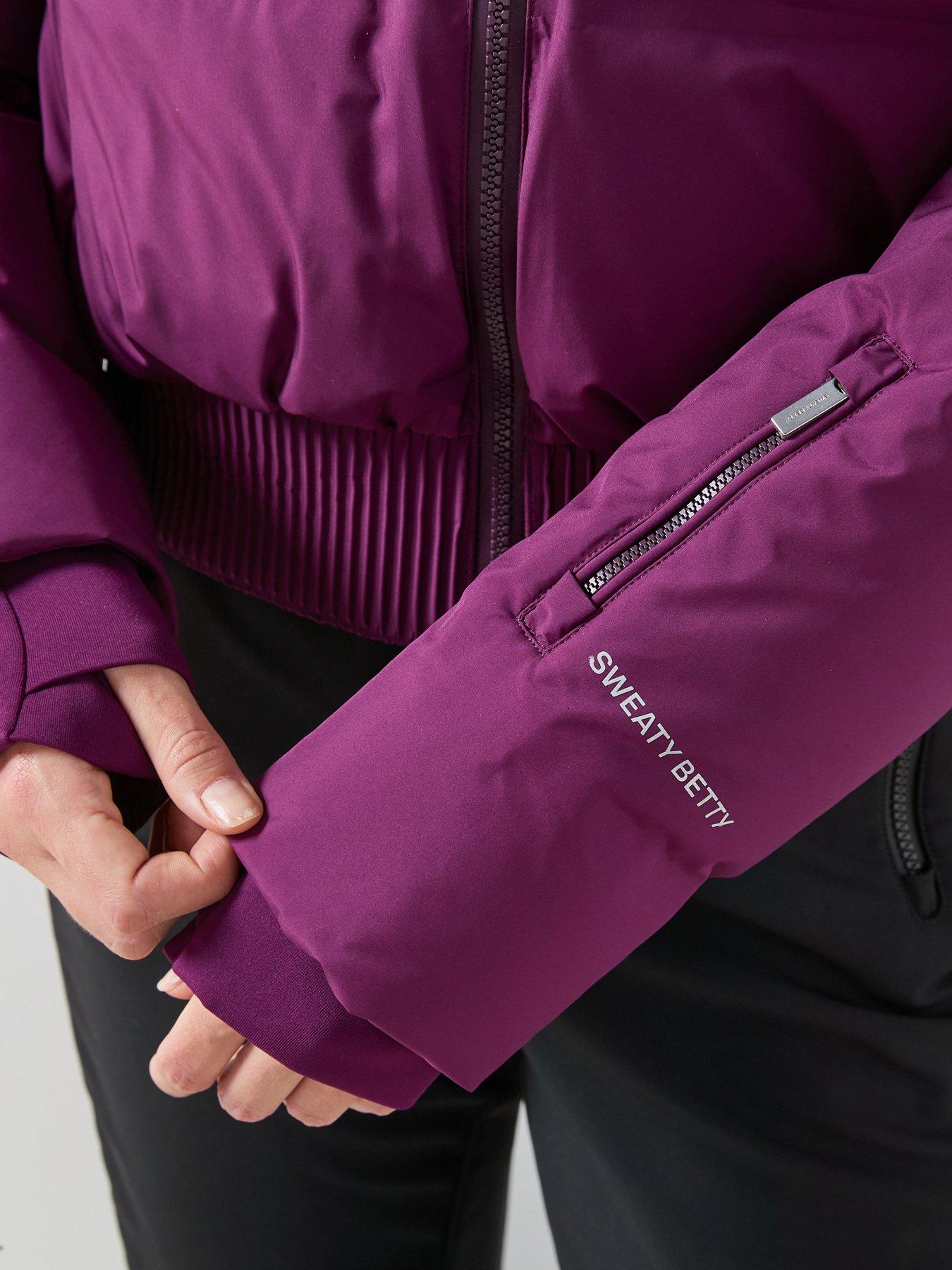 Sweaty Betty Cropped Waterproof Ski Jacket - Purple | Very