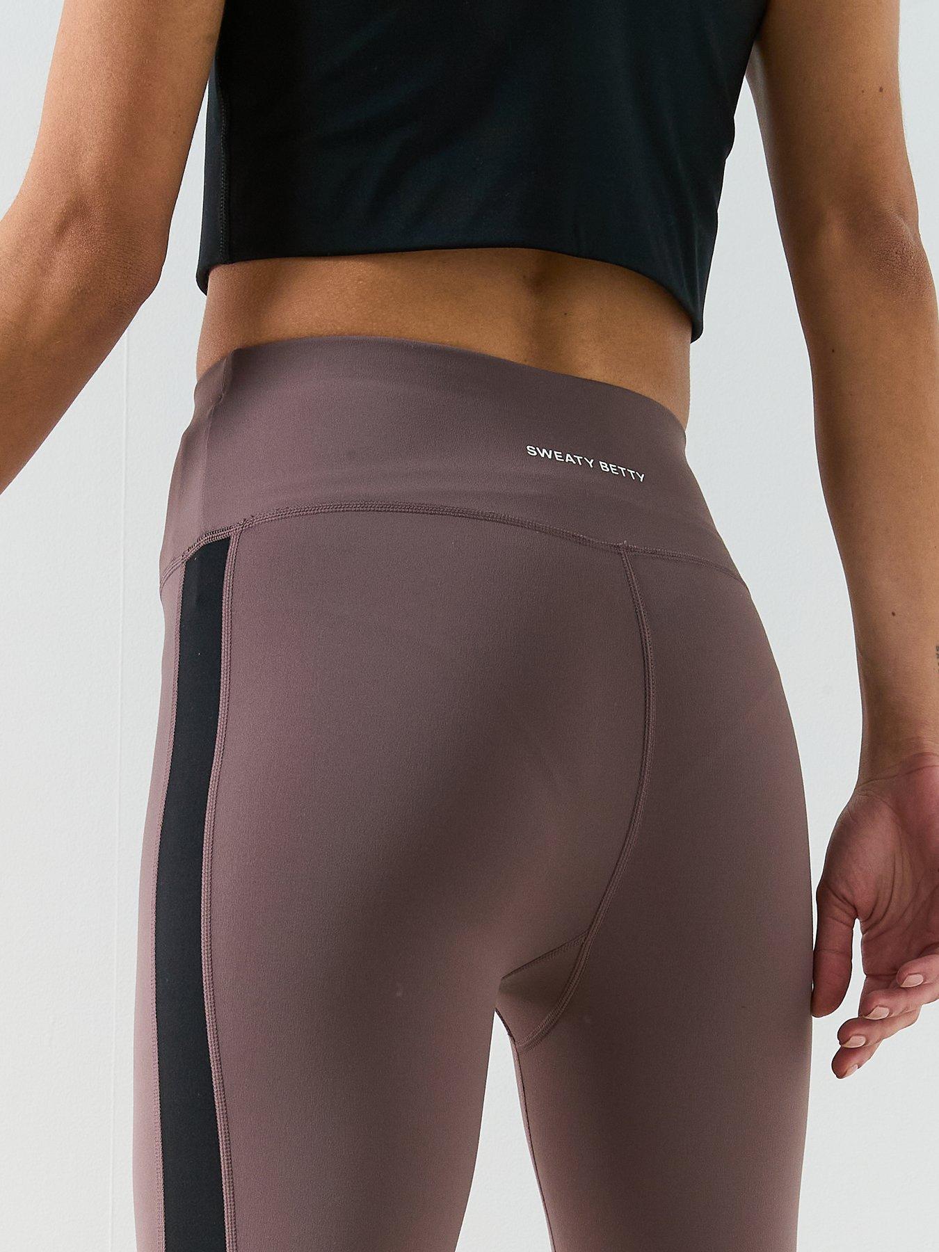 Image 5 of 6 of Sweaty Betty All Day 7/8 Side Stripe Legging - Brown