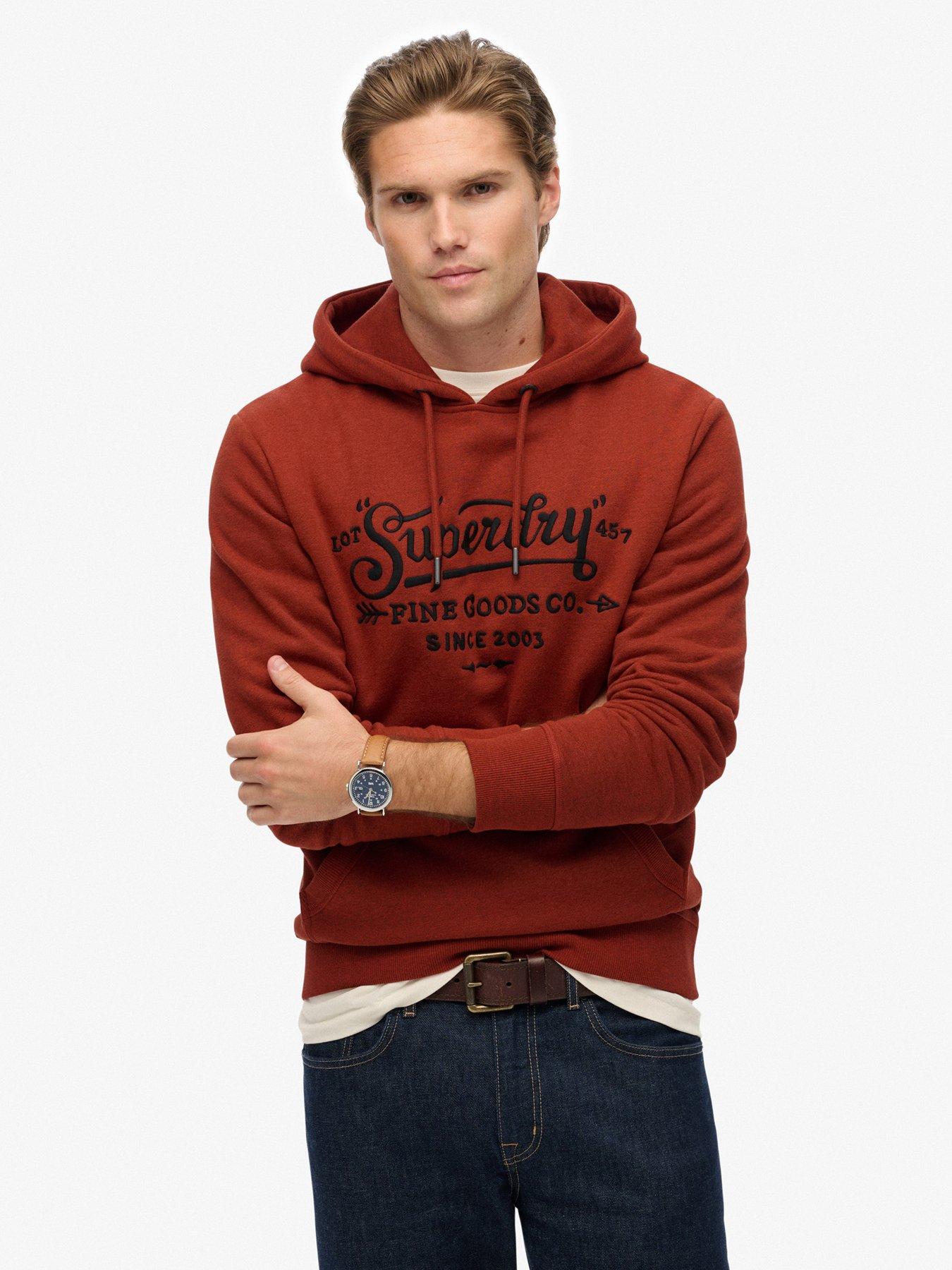 Superdry Outdoor Relaxed Hoodie - Red