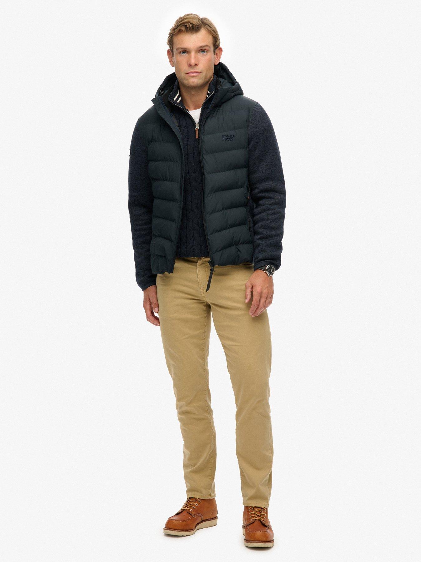 Image 3 of 7 of Superdry Hooded Storm Hybrid Jacket - Black