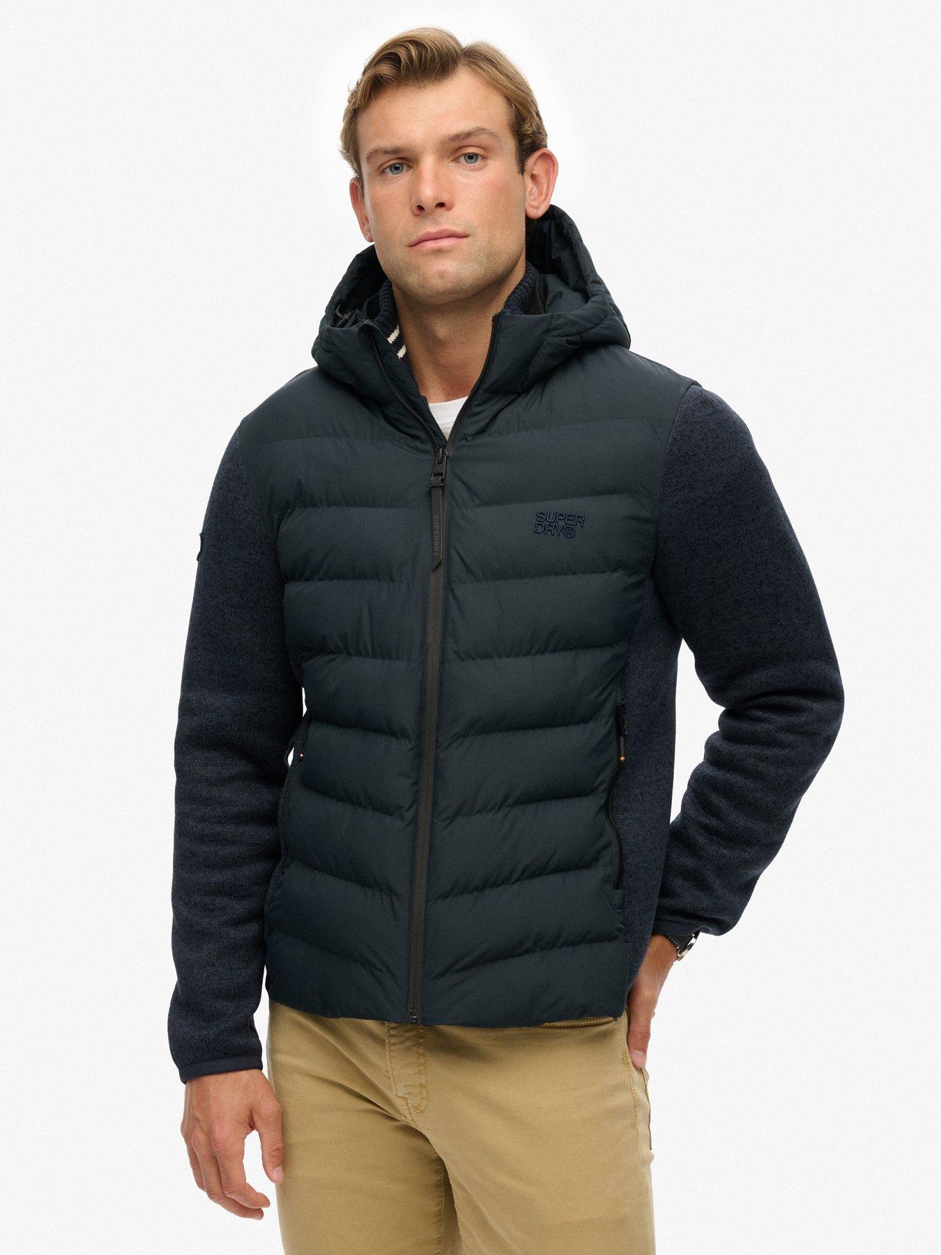 Image 5 of 7 of Superdry Hooded Storm Hybrid Jacket - Black