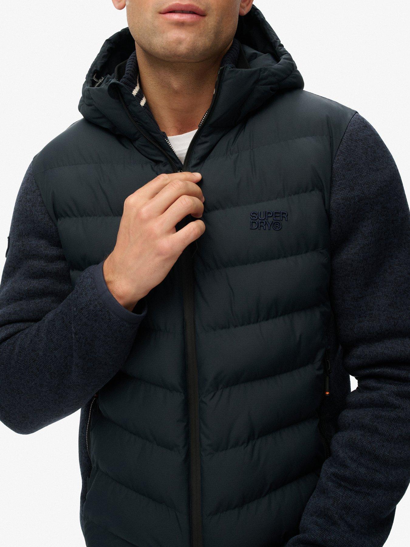 Image 6 of 7 of Superdry Hooded Storm Hybrid Jacket - Black