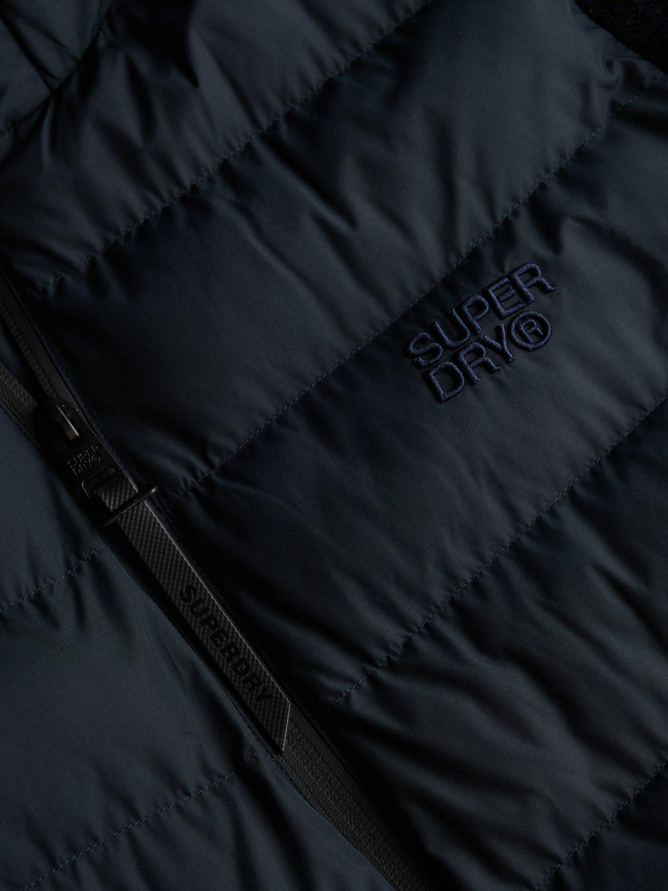 Image 7 of 7 of Superdry Hooded Storm Hybrid Jacket - Black