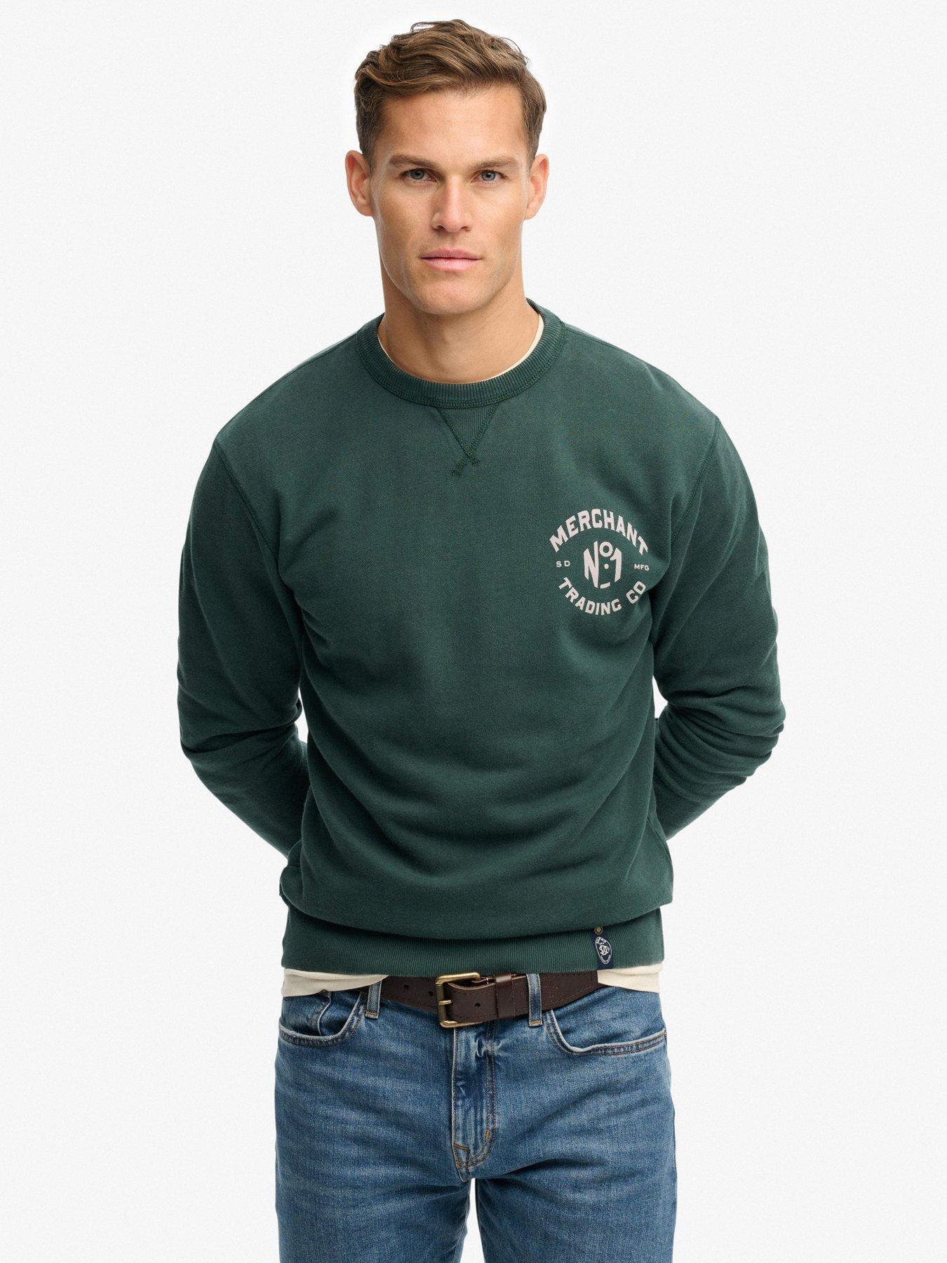 Superdry Merchant Graphic Sweat - Green