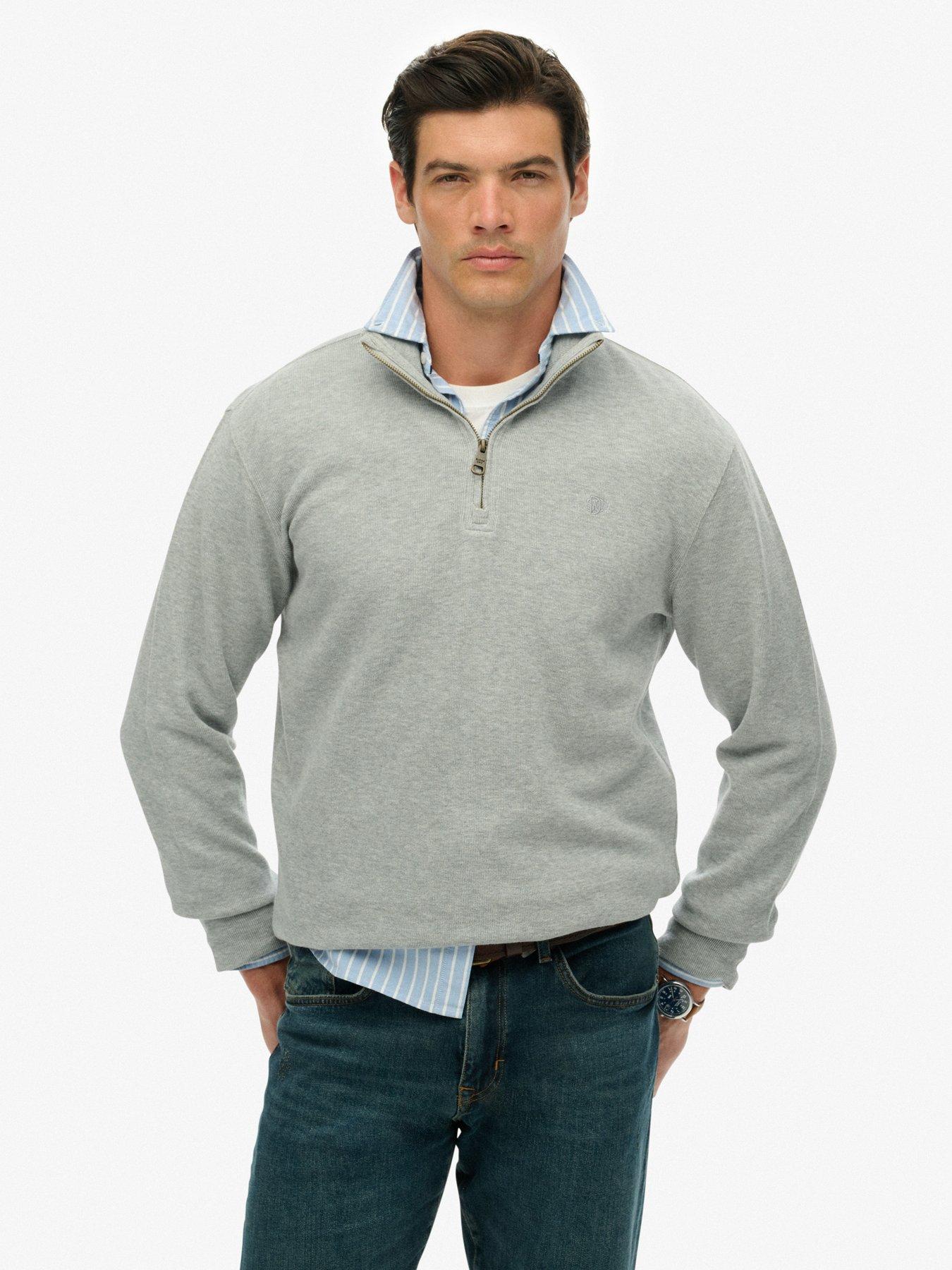 Superdry Superdry Rib Half Zip Sweat