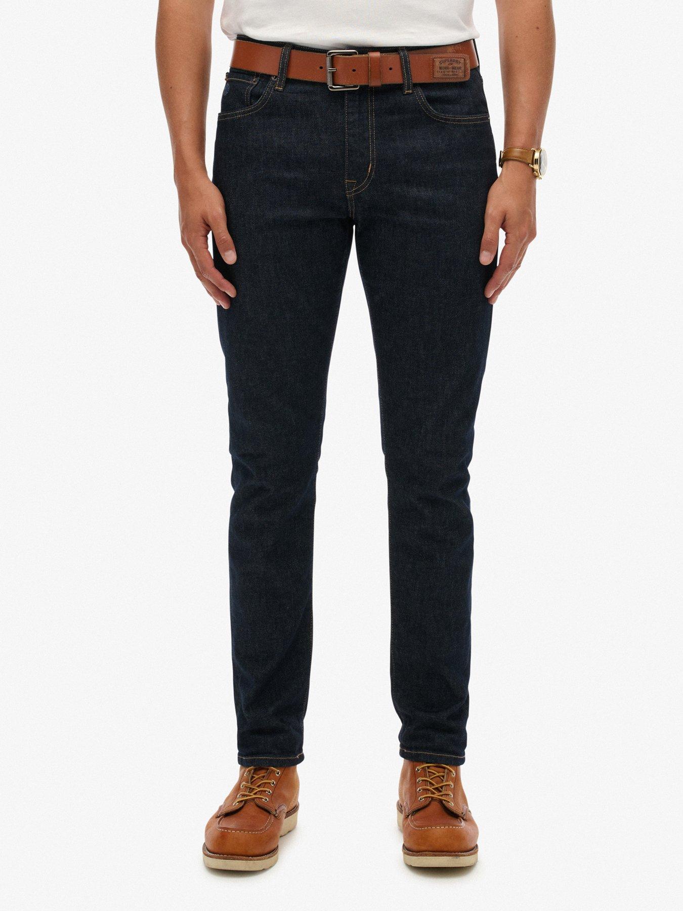 Superdry Vintage Slim Fit Jeans - Rinse Blue