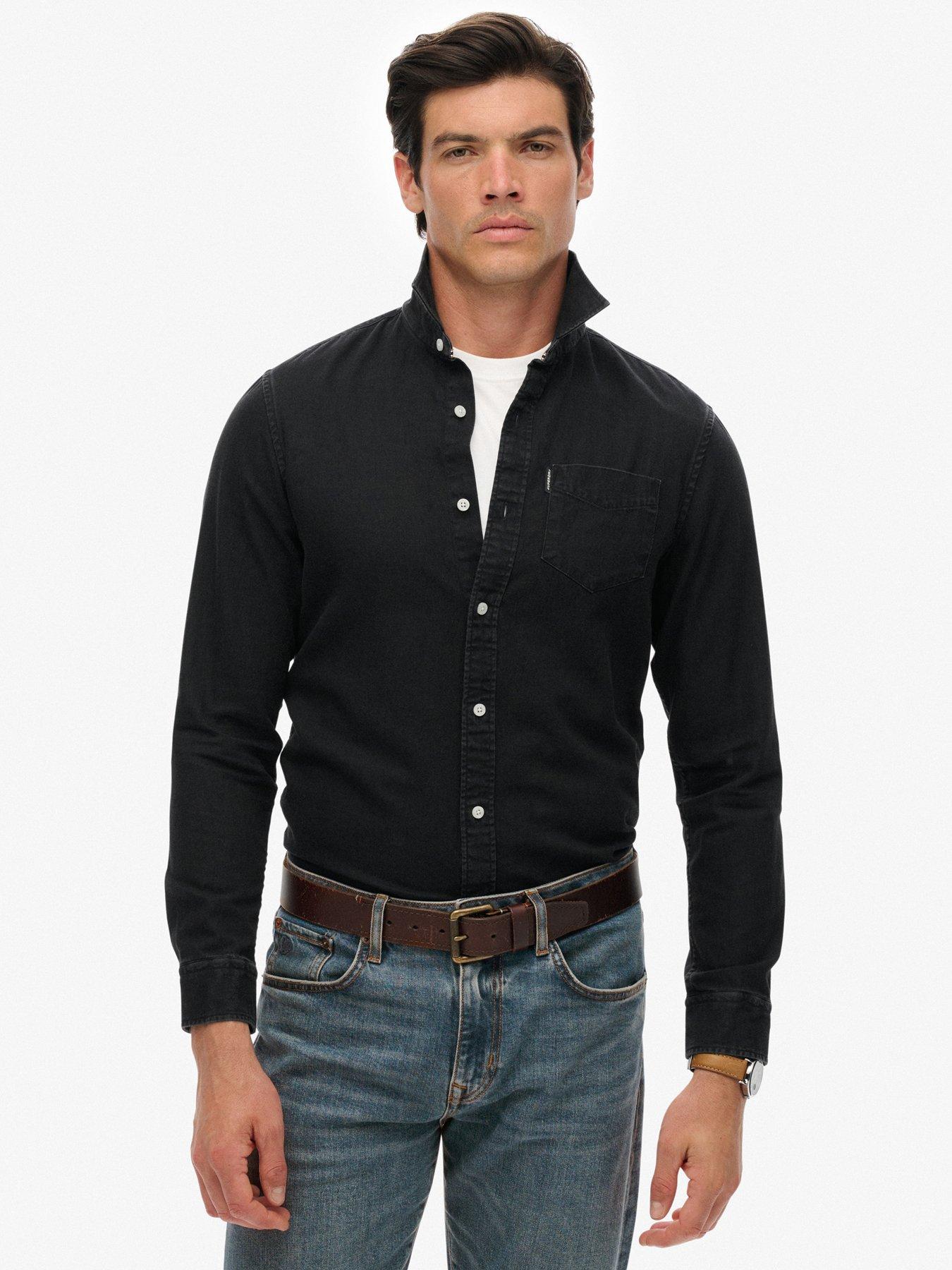 Superdry Essentials Denim Long Sleeve Shirt