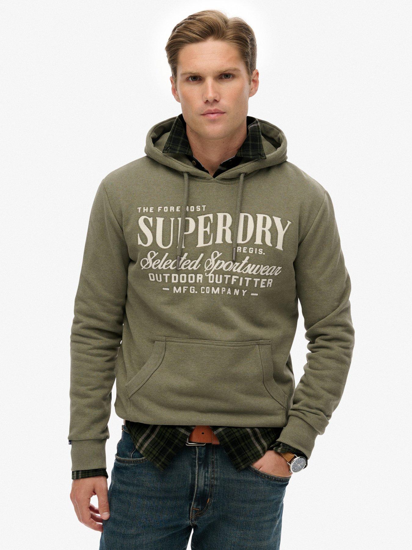 Superdry Outdoor Supply Relaxed Hoodie - Green