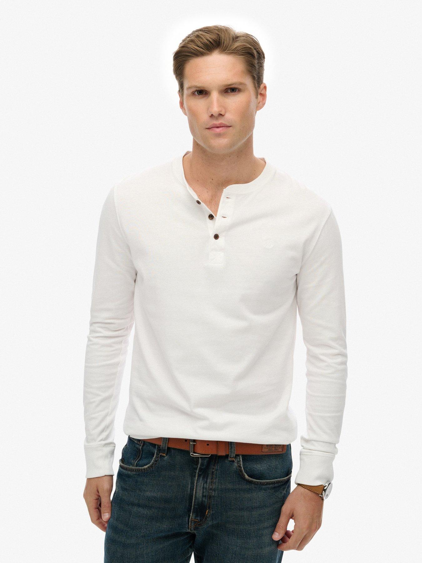 Superdry Classic Essential Grandad Long Sleeve T-shirt