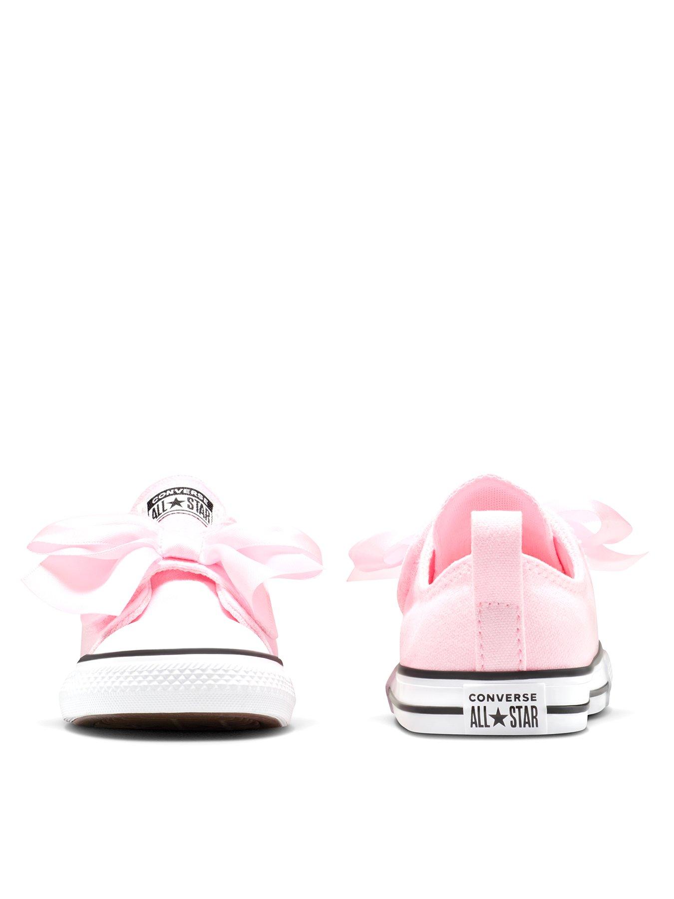 Image 3 of 7 of Converse Infant Chuck Taylor All Star Bows Easy-On Low Top - Pink