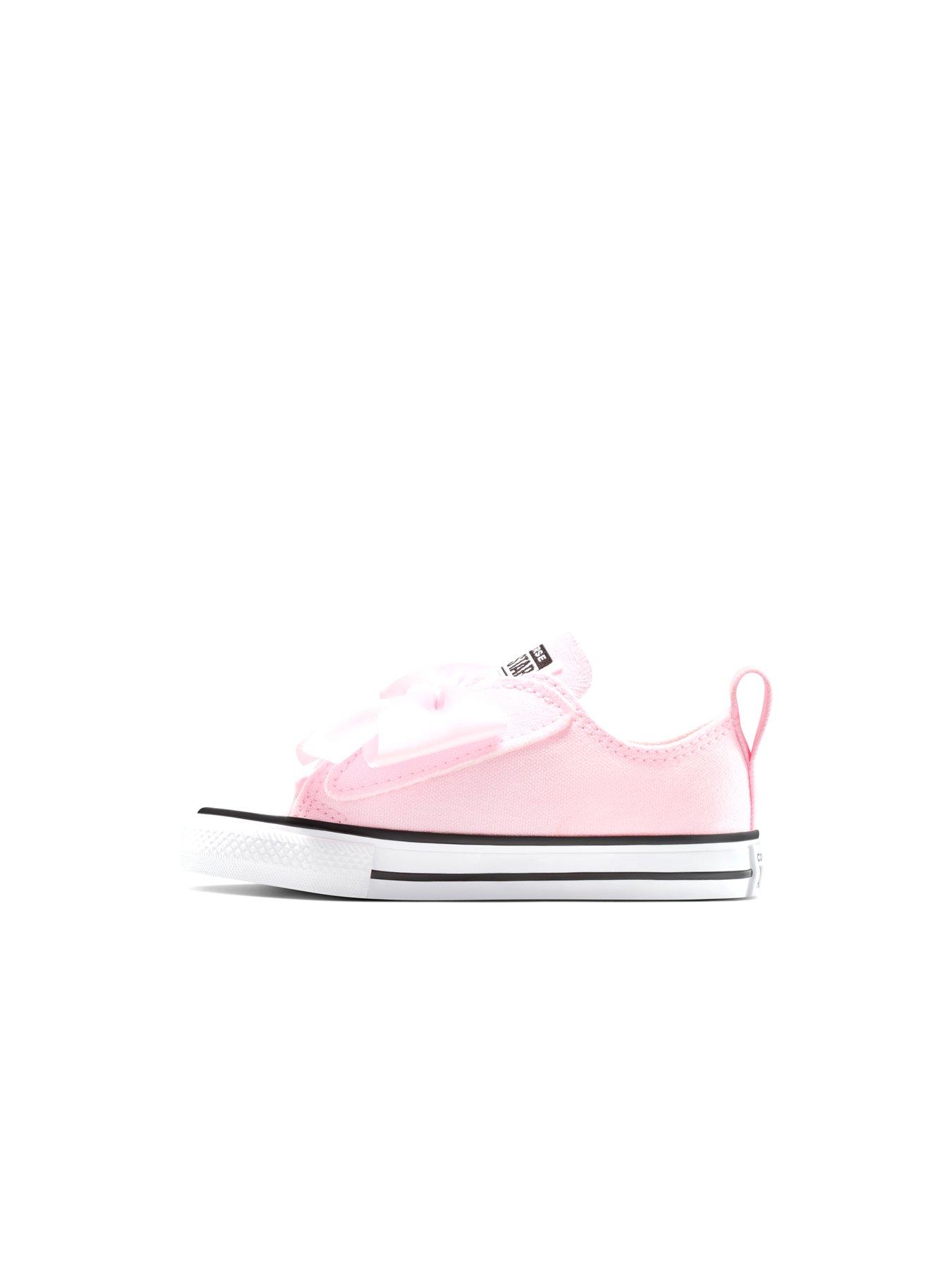 Image 6 of 7 of Converse Infant Chuck Taylor All Star Bows Easy-On Low Top - Pink