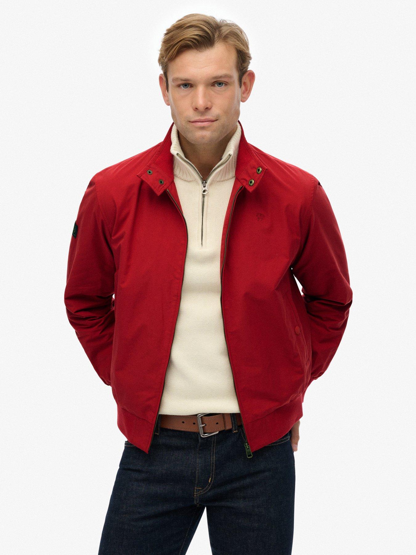 Superdry Classic Harrington Jacket - Red