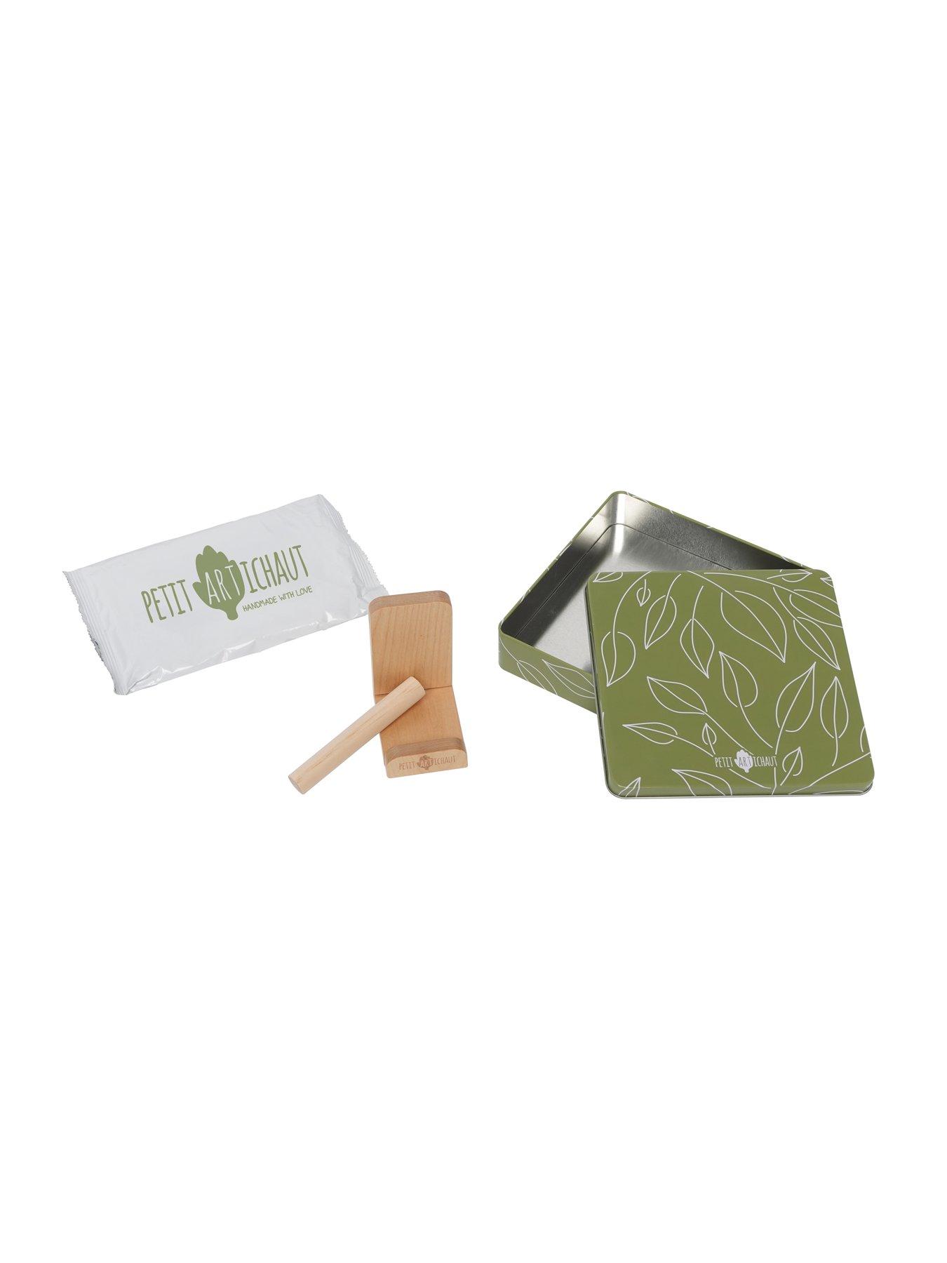 Image 3 of 4 of Petit Artichaut Baby Box Square - Olive Tree