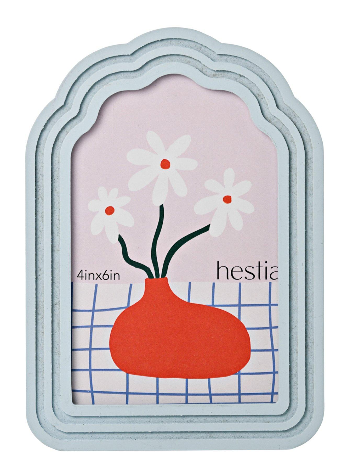 Hestia Arched Frame 4" X 6" - Blue