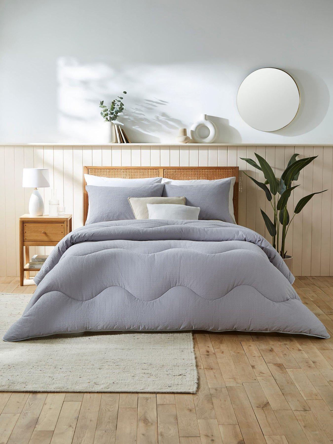 Night Lark Cotton Waffle 10.5 Tog Coverless Duvet