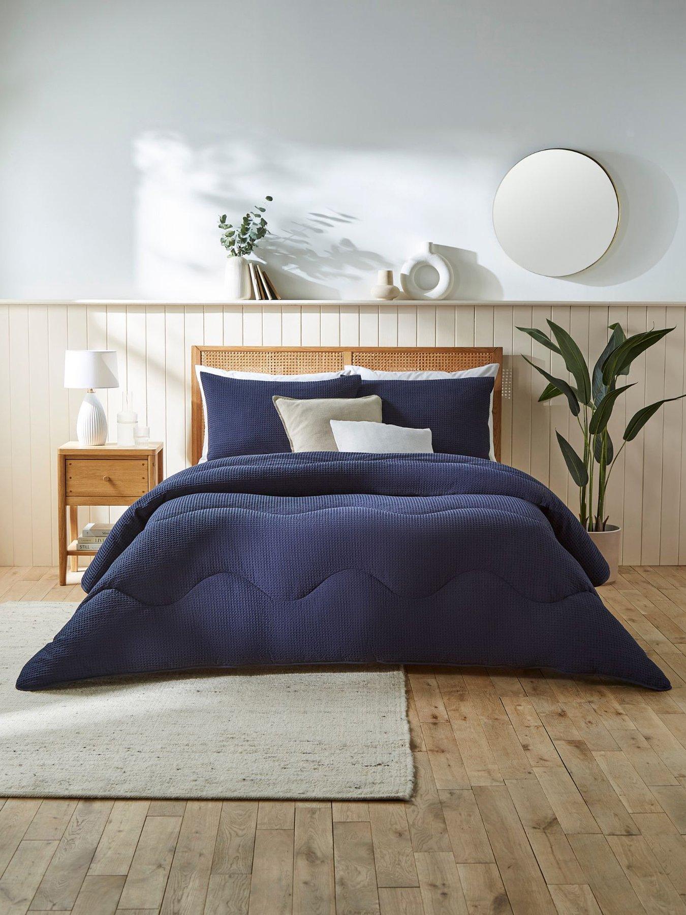 Night Lark Cotton Waffle 10.5 Tog Coverless Duvet
