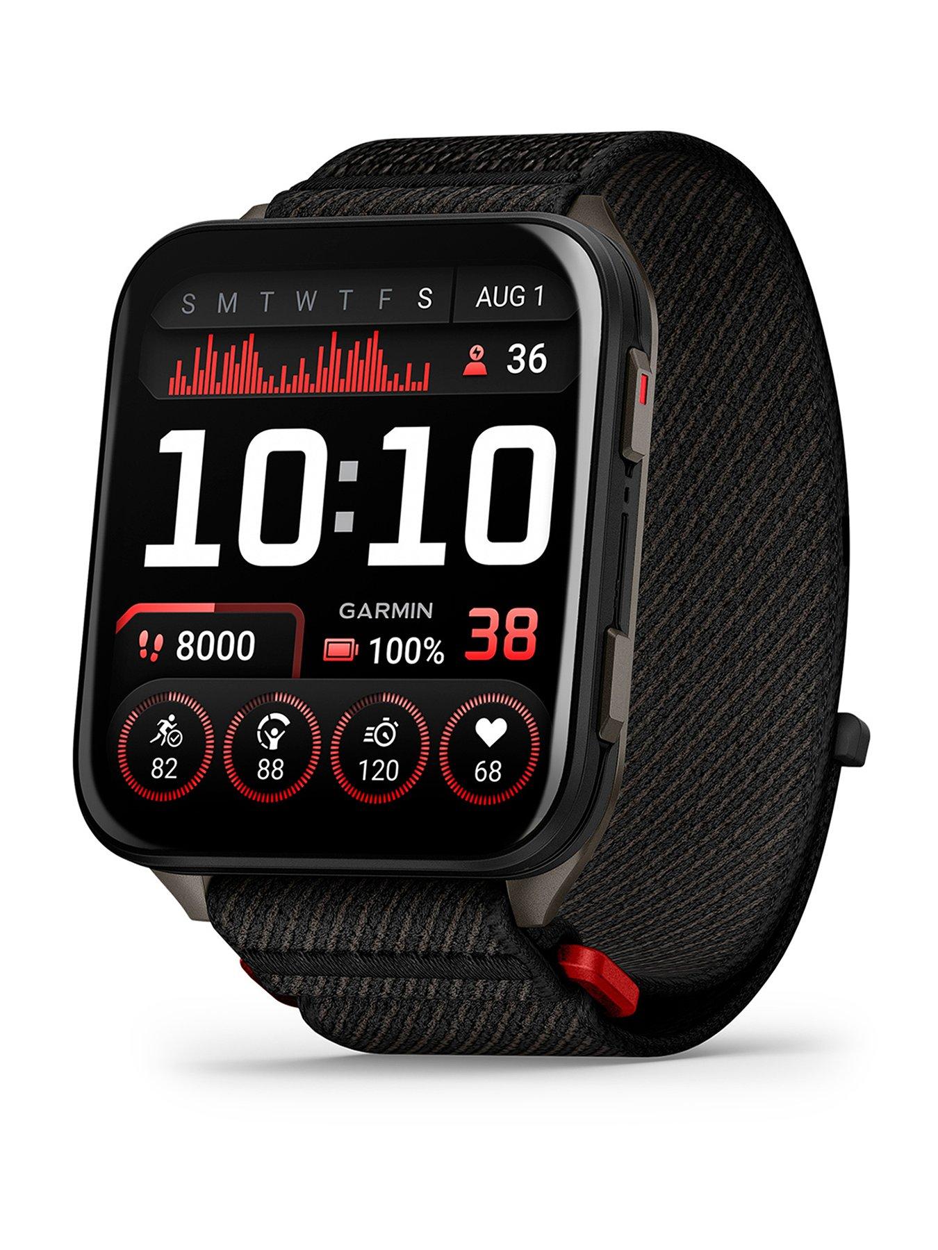 Garmin Venu X1 Smartwatch - Titanium  &  Black