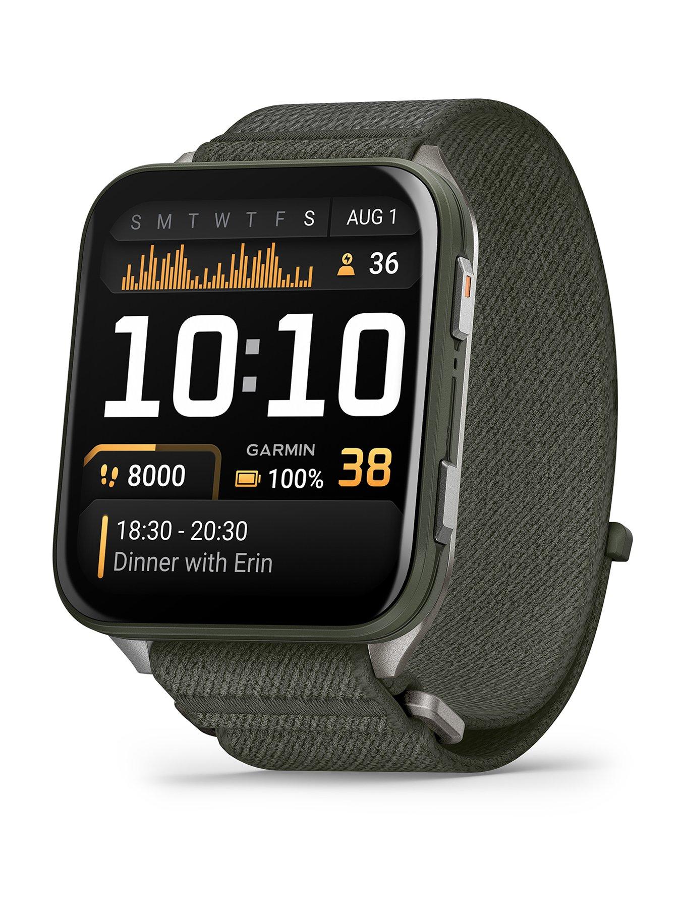 Garmin Venu X1 - Titanium  &  Moss