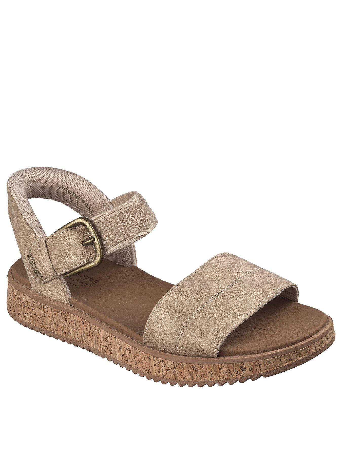 Image 2 of 5 of Skechers Bobs Sun Vibebe Corky Slip-ins Sandal - Natural Textile
