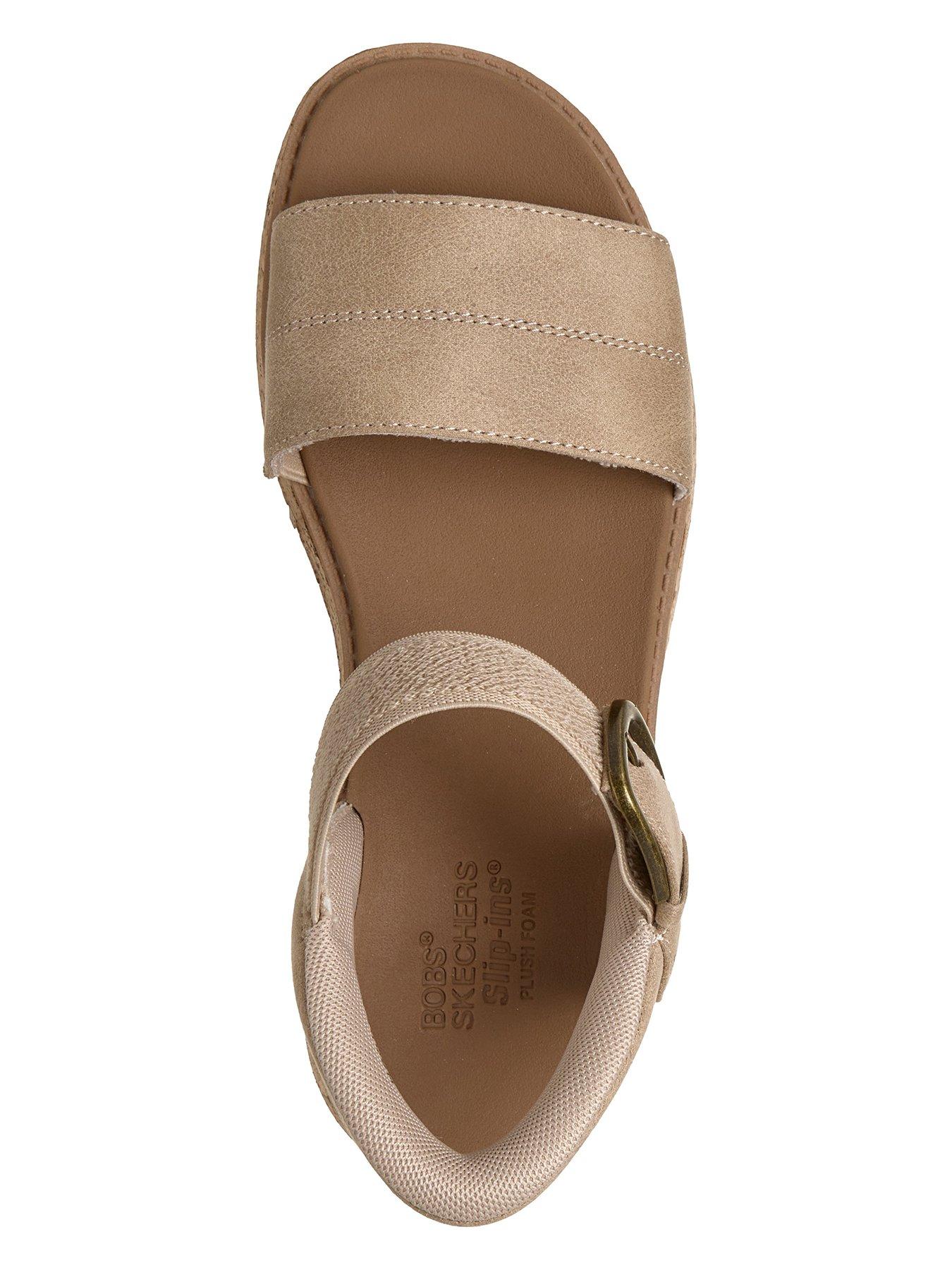 Image 3 of 5 of Skechers Bobs Sun Vibebe Corky Slip-ins Sandal - Natural Textile