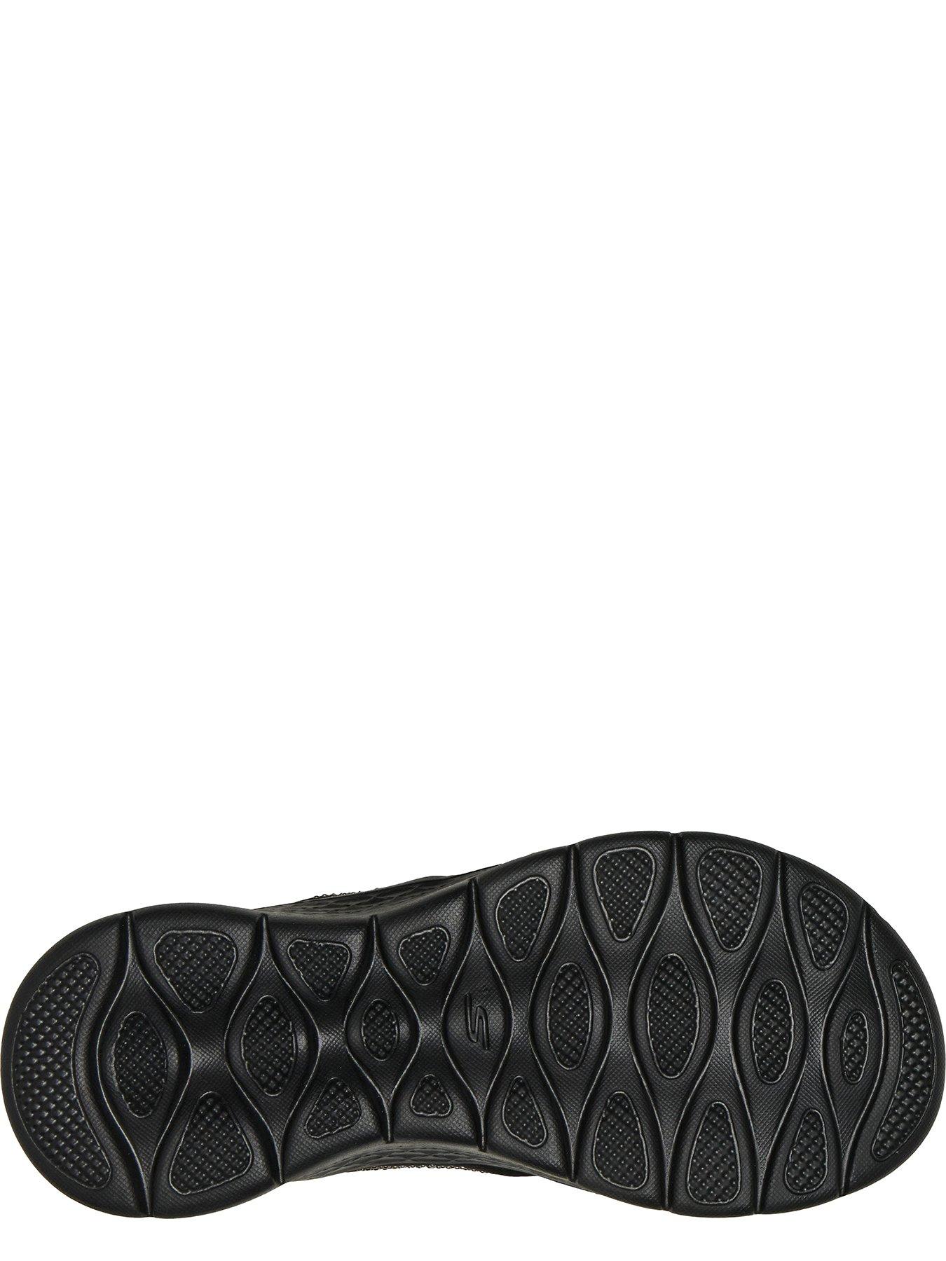 Image 4 of 5 of Skechers Go Walk Flex Sandal Toe-Post Sandal - Black