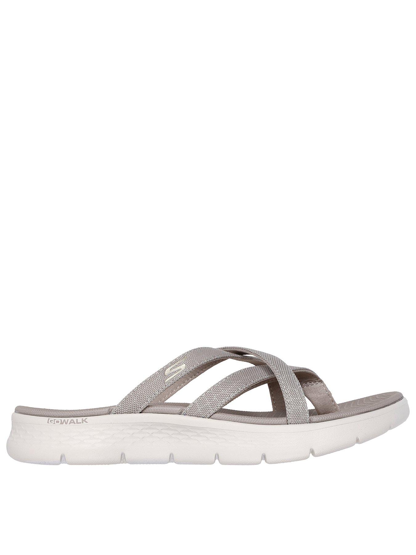 Image 1 of 5 of Skechers Go Walk Flex Sandals - Beige