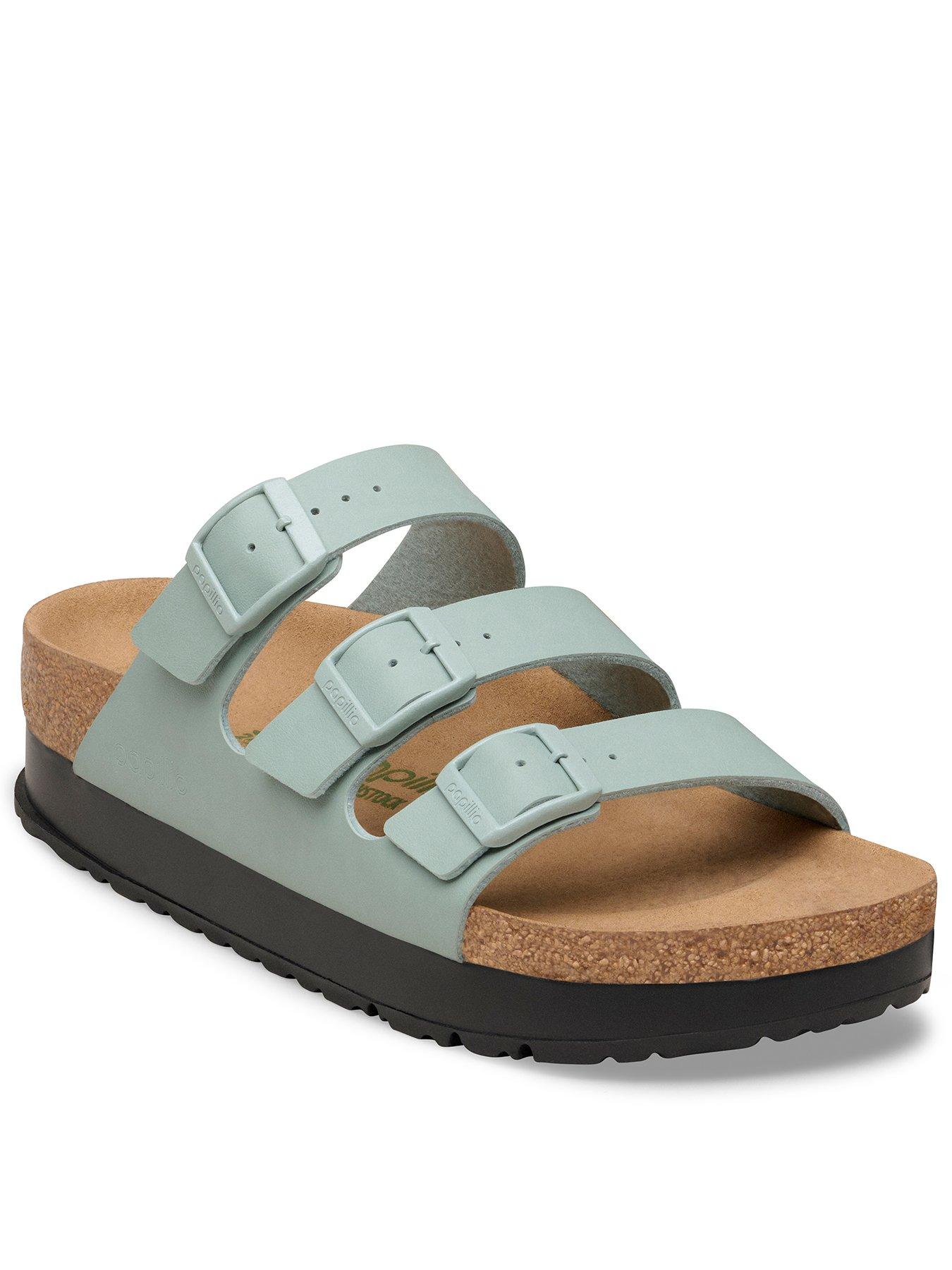 Birkenstock Florida Flex Platform Sandals - Pure Sage