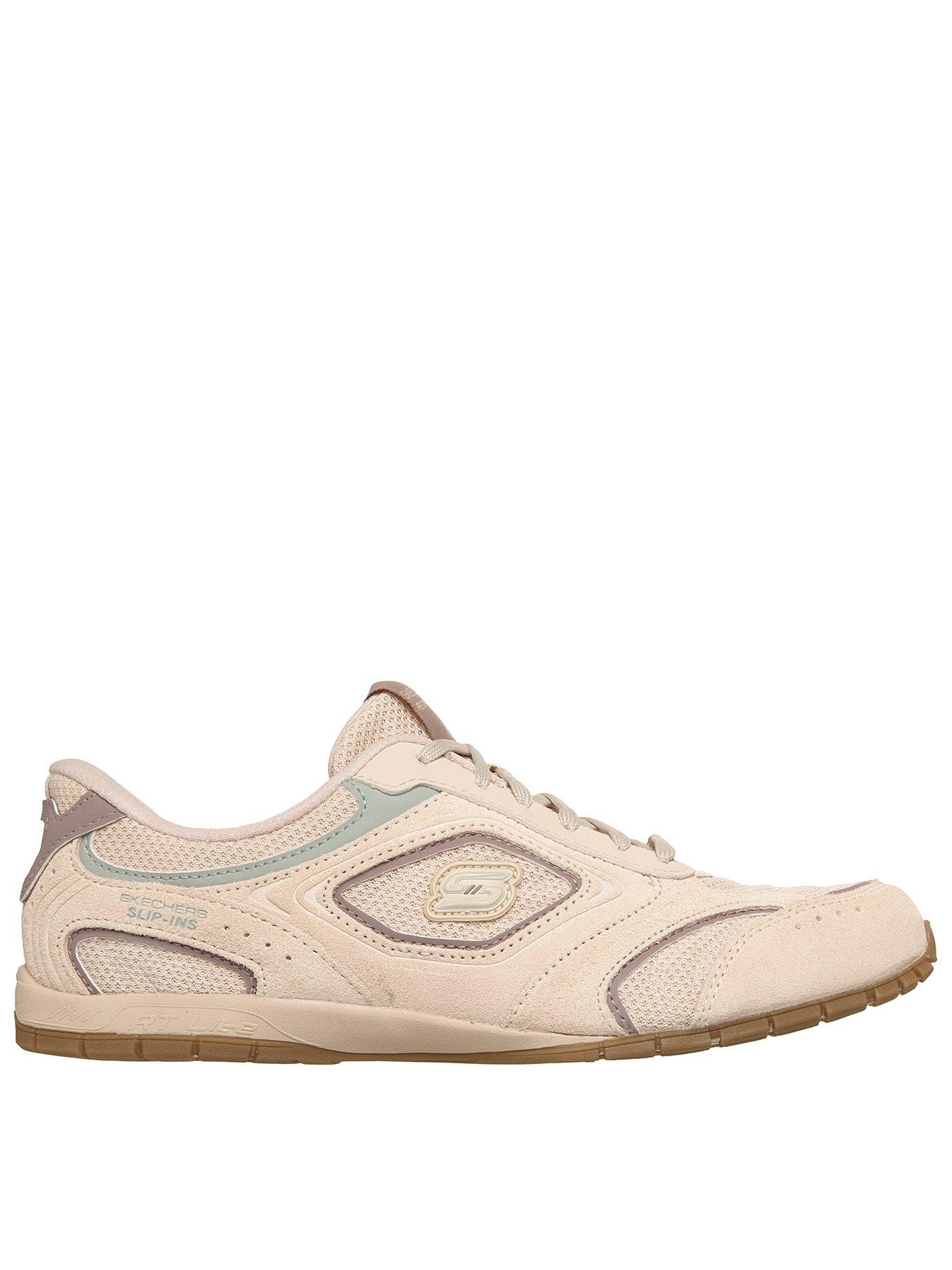 Skechers Retro Lite Slip-in Trainer - Natural
