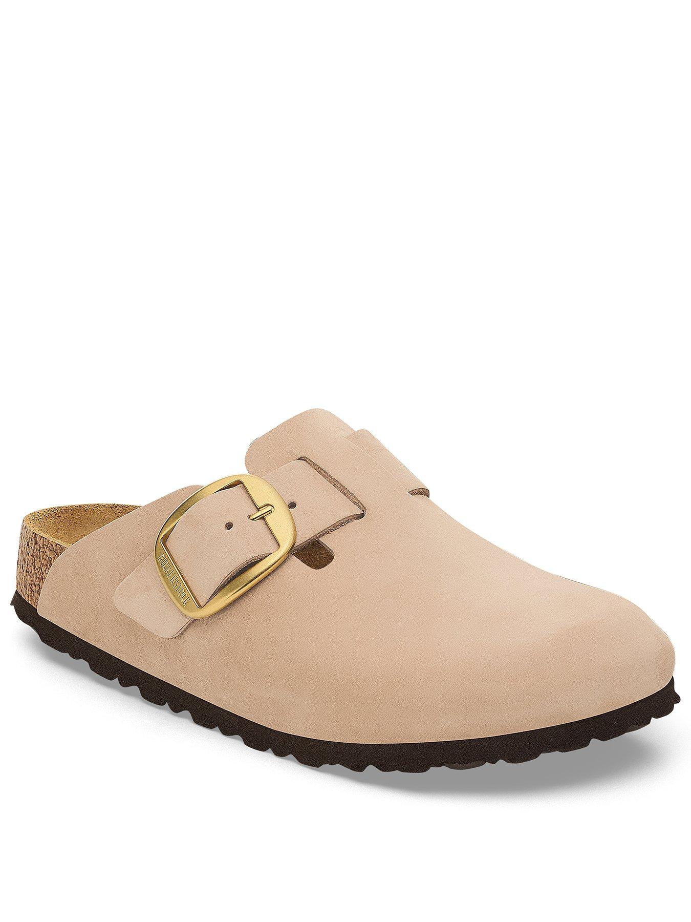 Birkenstock Boston Big Buckle Leather Clog - Sandcastle