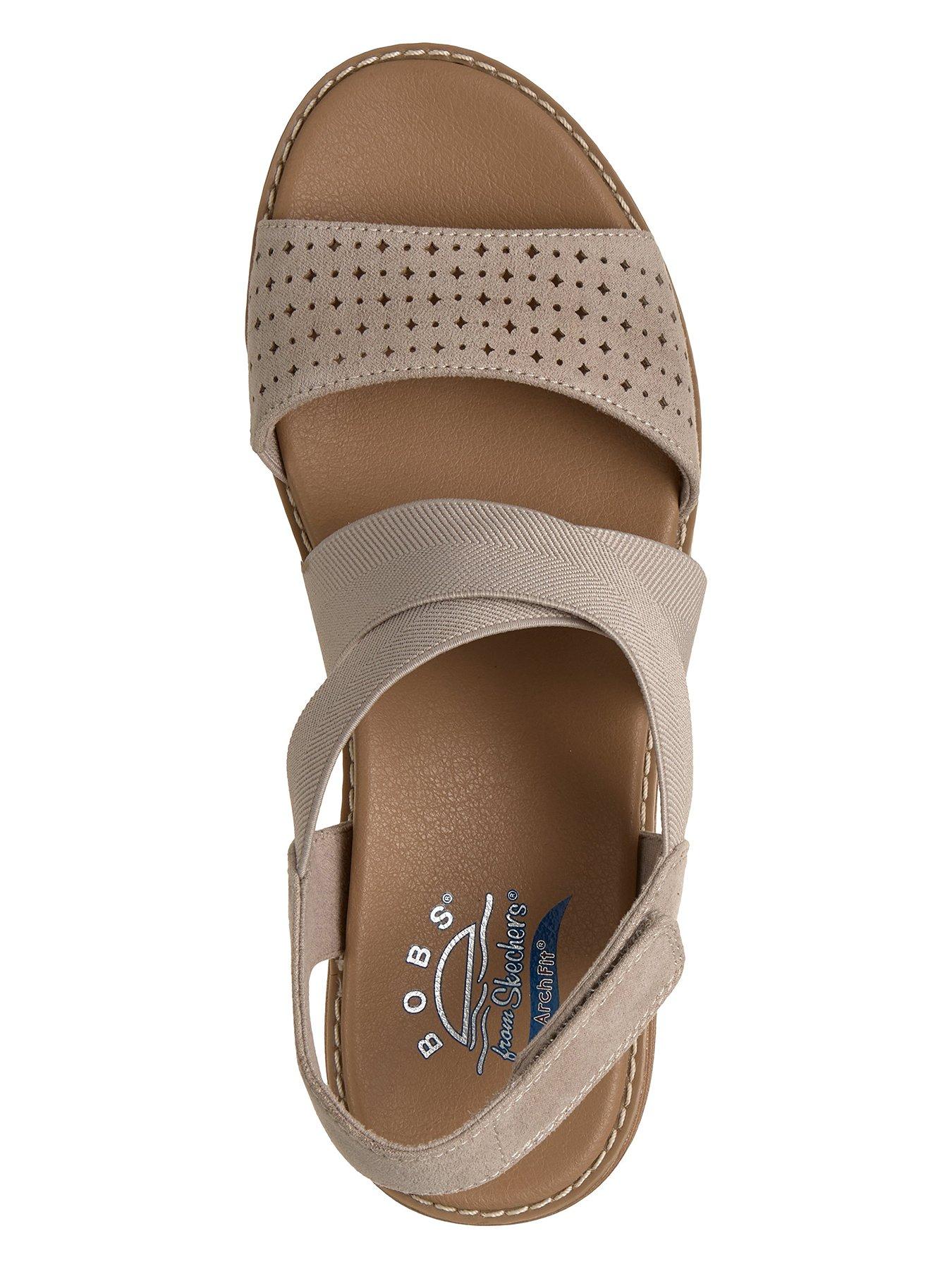 Image 3 of 5 of Skechers Arch Fit Oasis B Perf Sandal - Taupe Microfiber