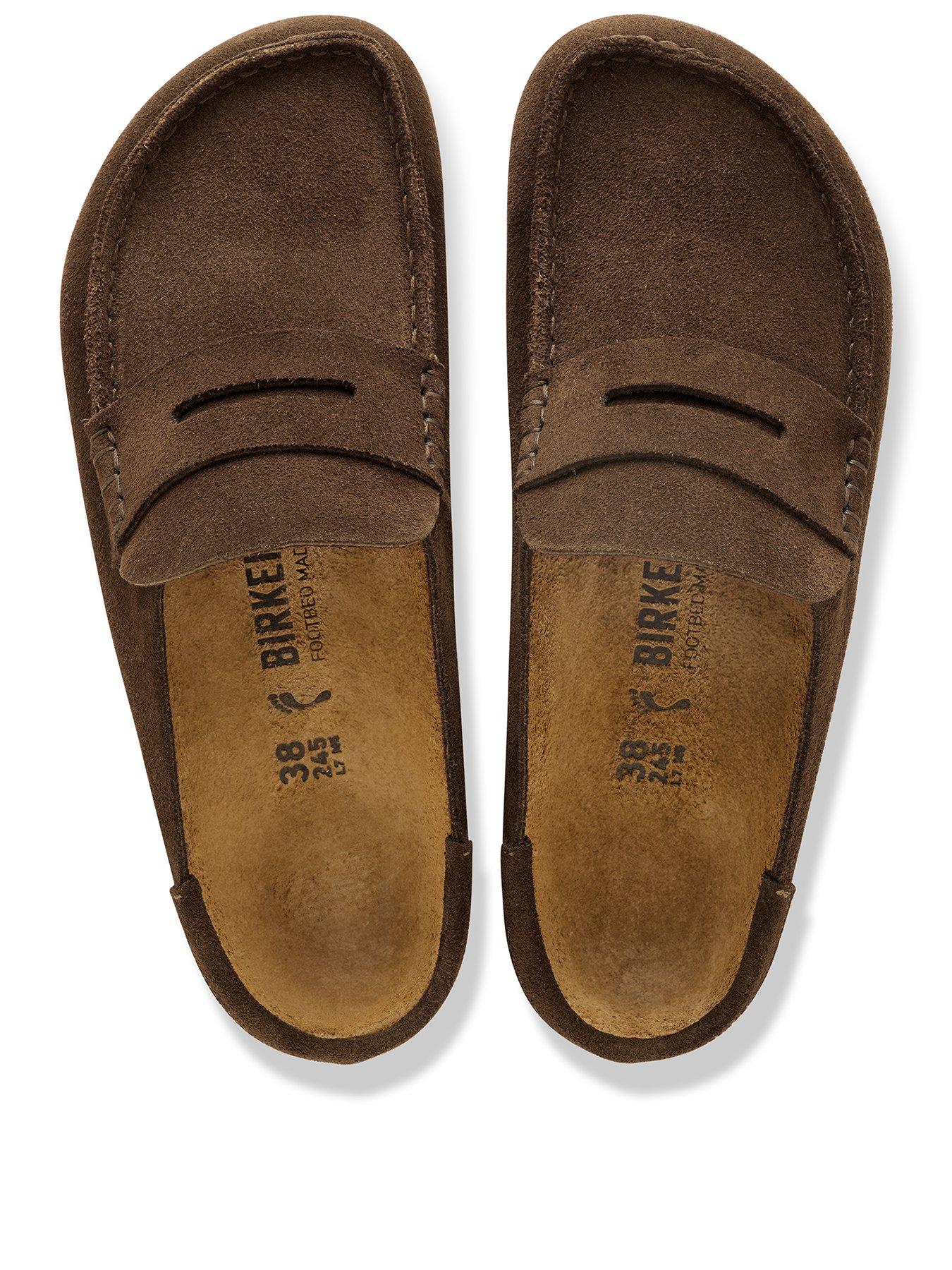 Image 4 of 4 of Birkenstock Womens Naples Wrapped Suede Loafer - Carafe