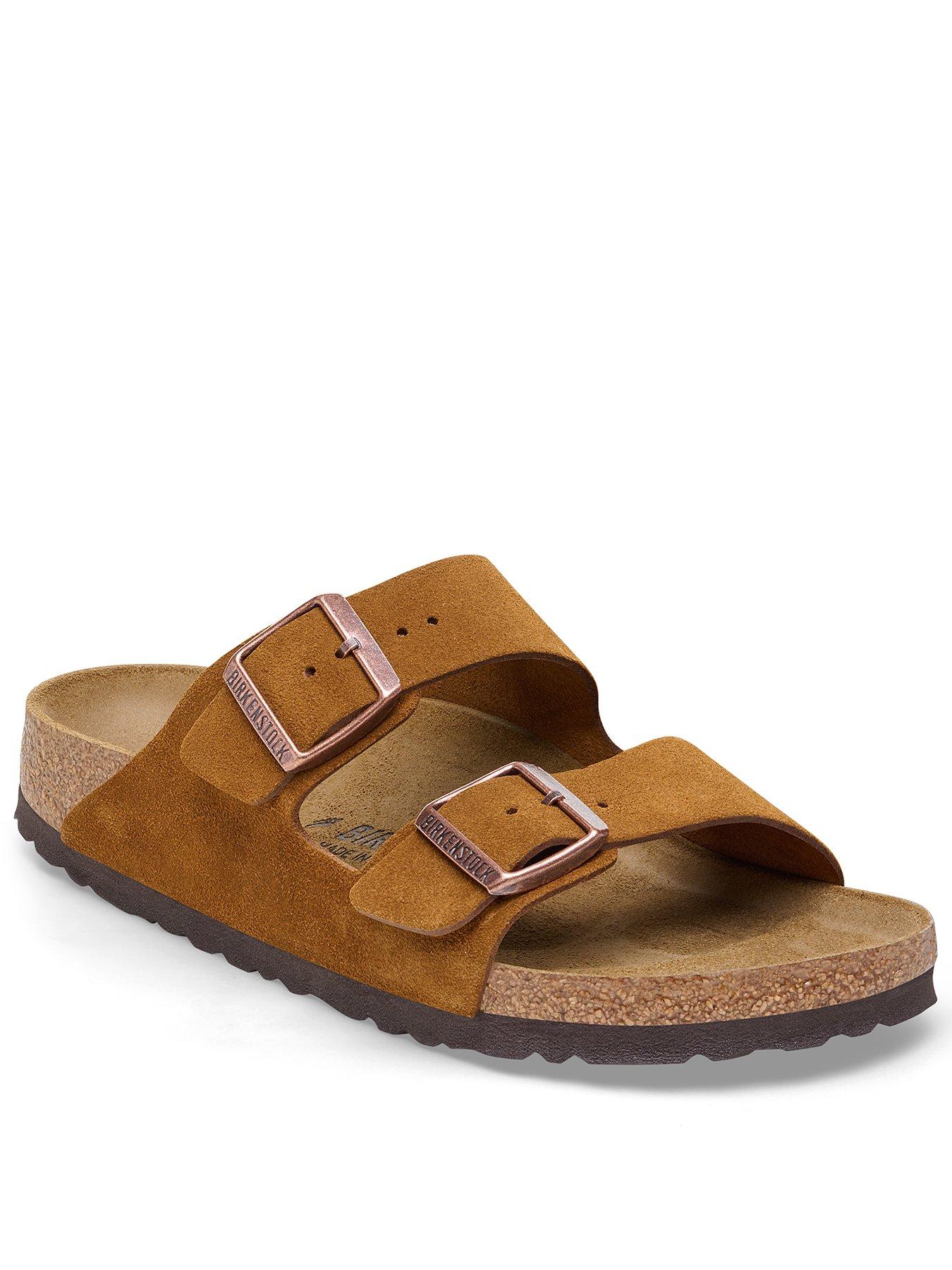 Birkenstock Arizona Suede Sandal - Brown