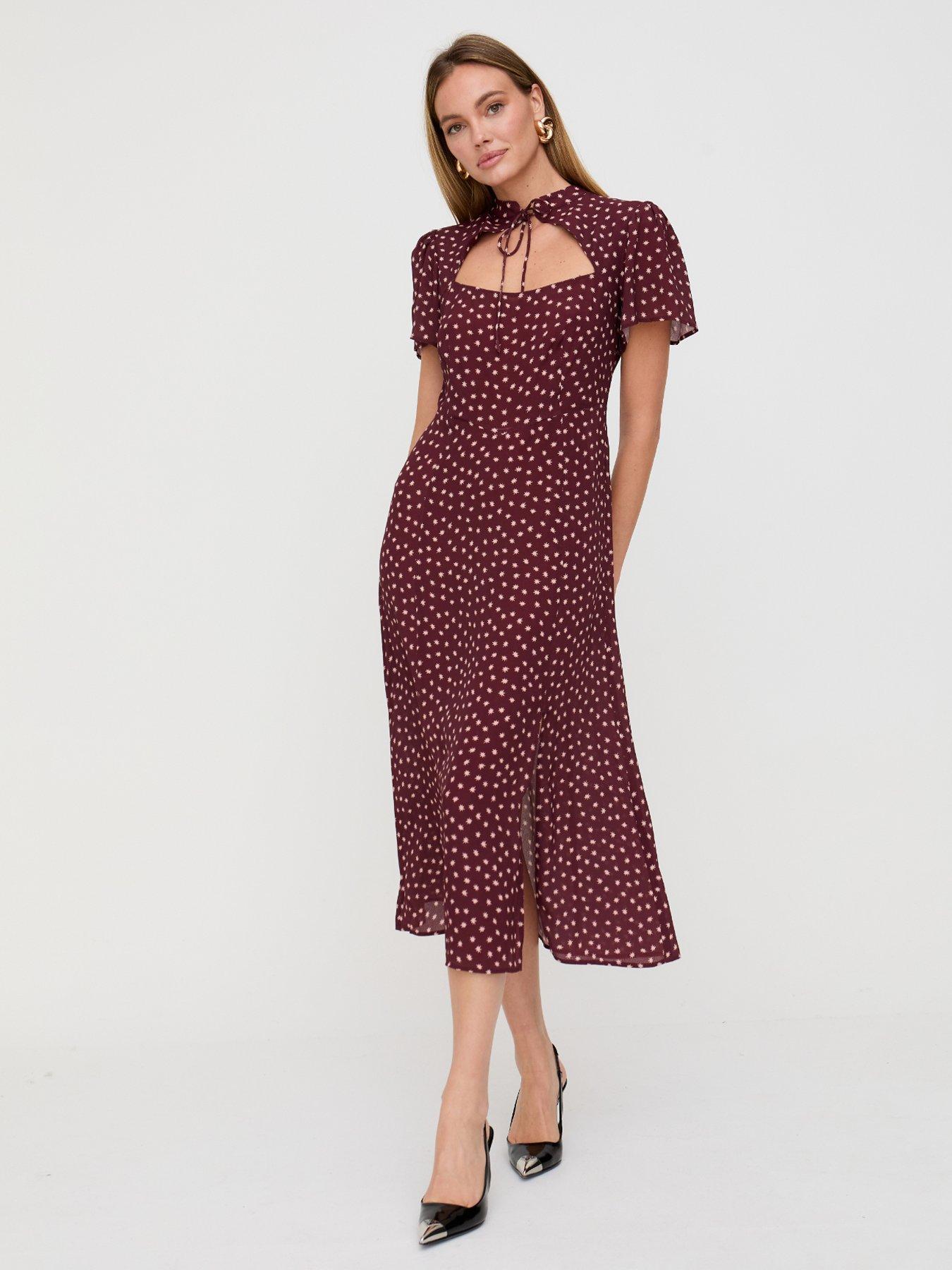Lily & Lionel Primrose Dress - Burgundy