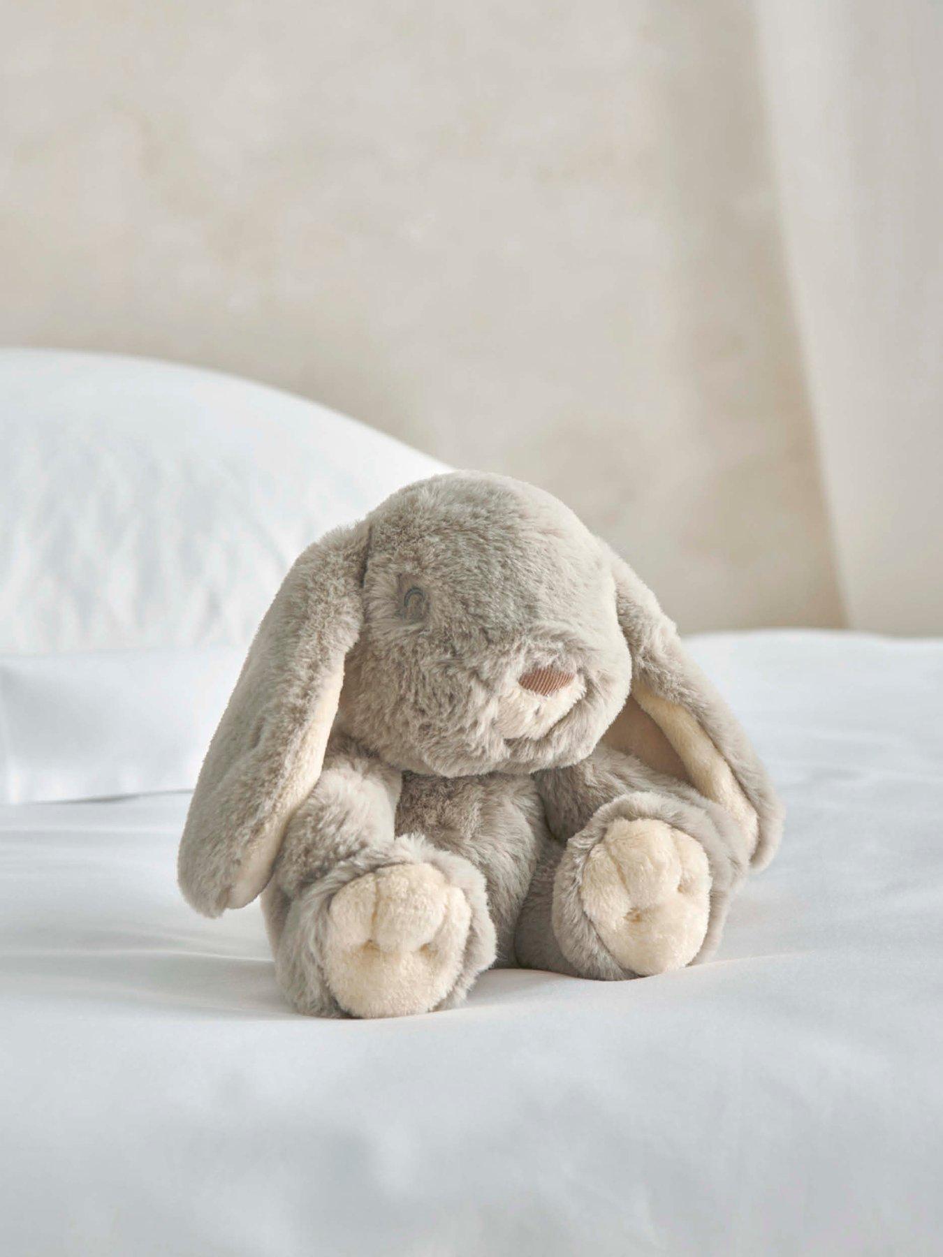 Image 1 of 3 of Mamas & Papas Soft Toy Grey Bunny