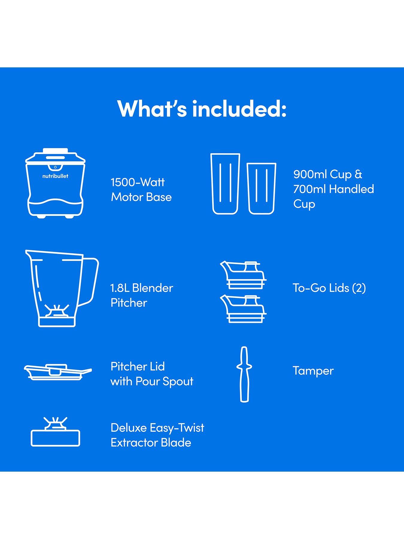 Image 7 of 7 of NUTRIBULLET SmartSense Blender Combo