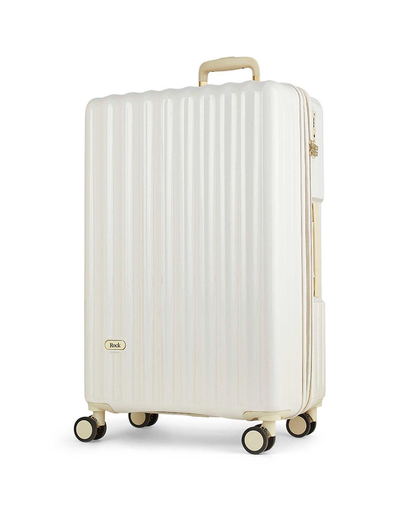 Rock Luggage Primrose Cream Large Suitcase