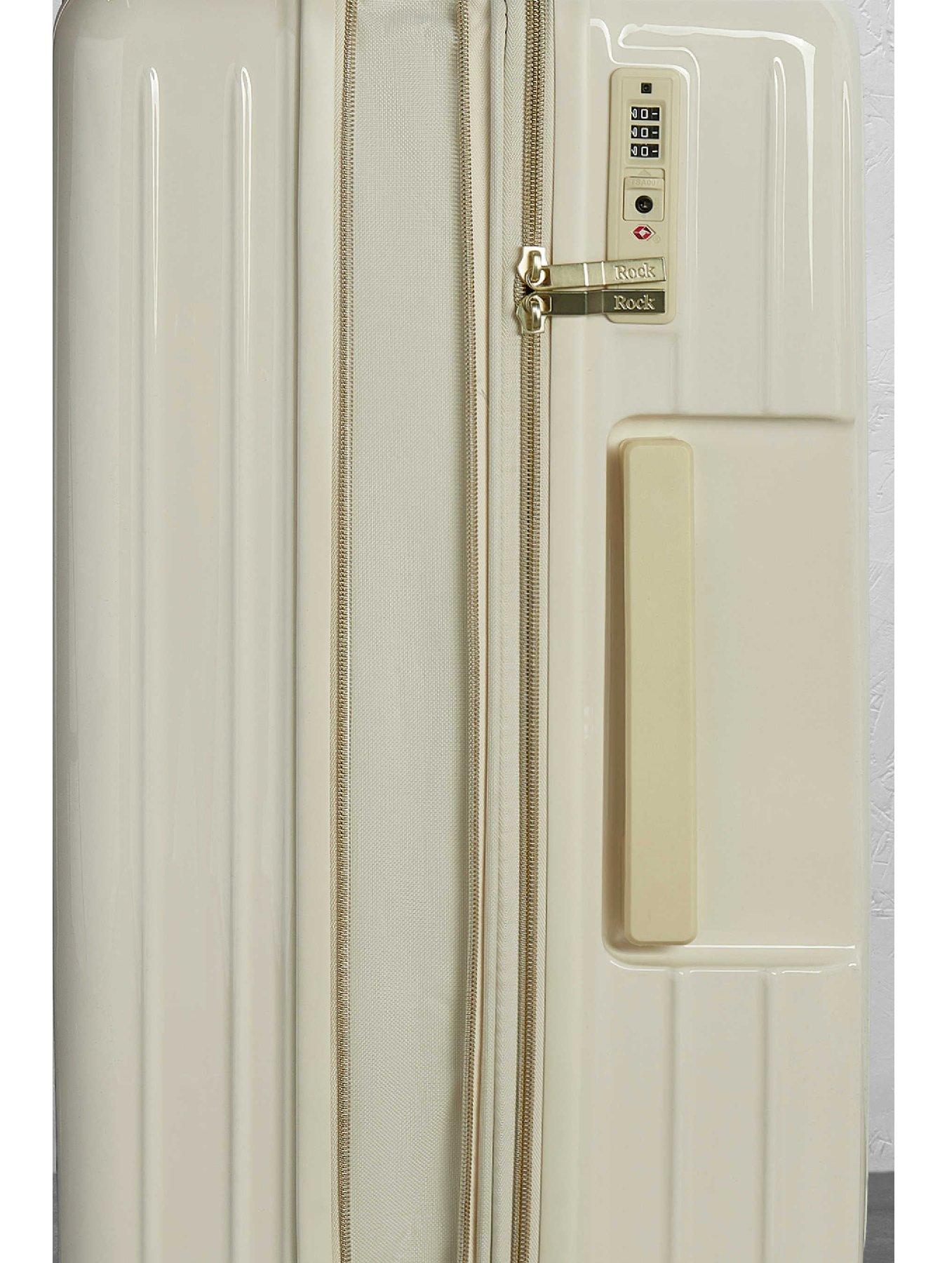 Image 4 of 6 of Rock Luggage Primrose Cream Large Suitcase