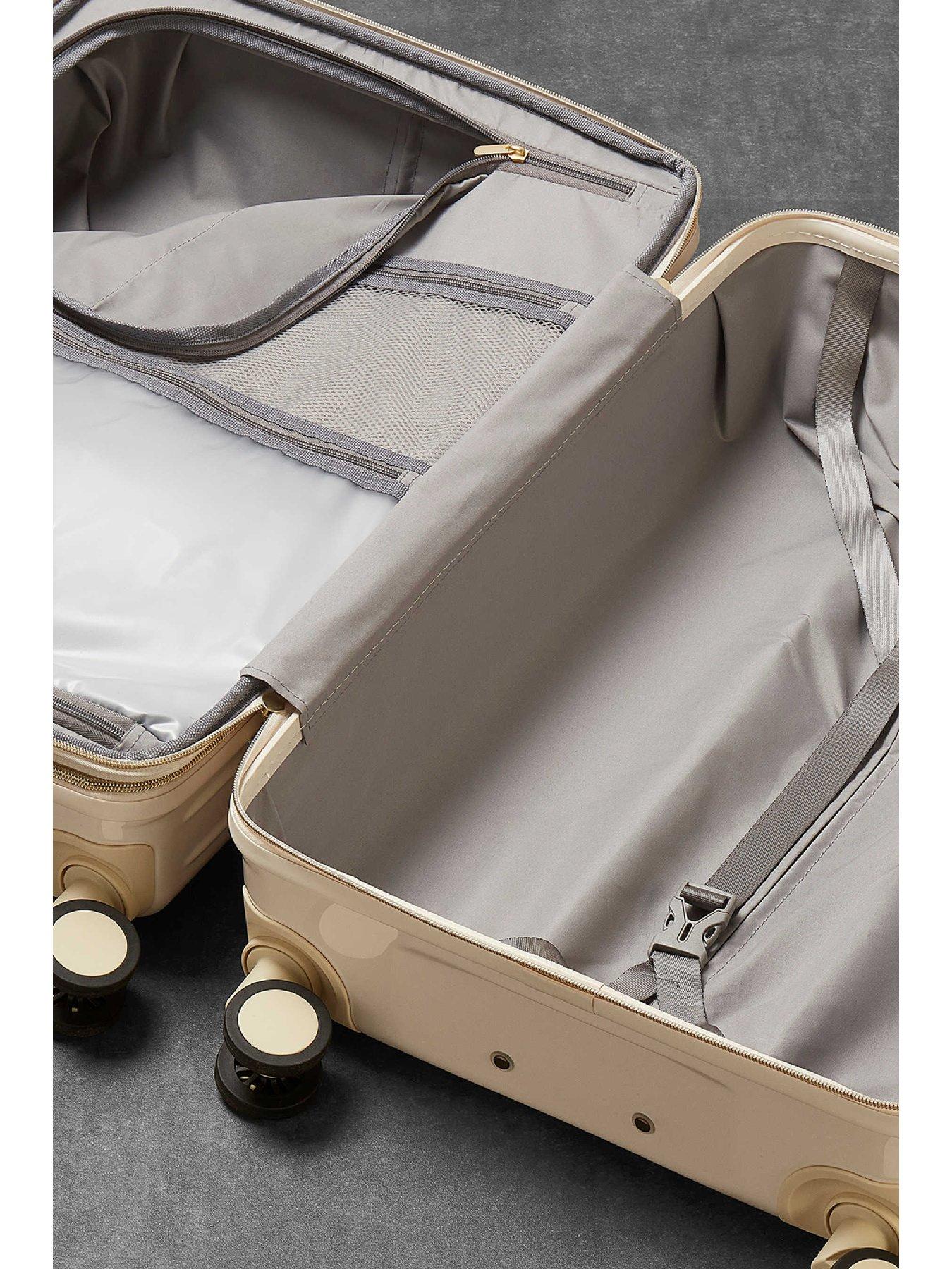 Image 5 of 6 of Rock Luggage Primrose Cream Medium Suitcase
