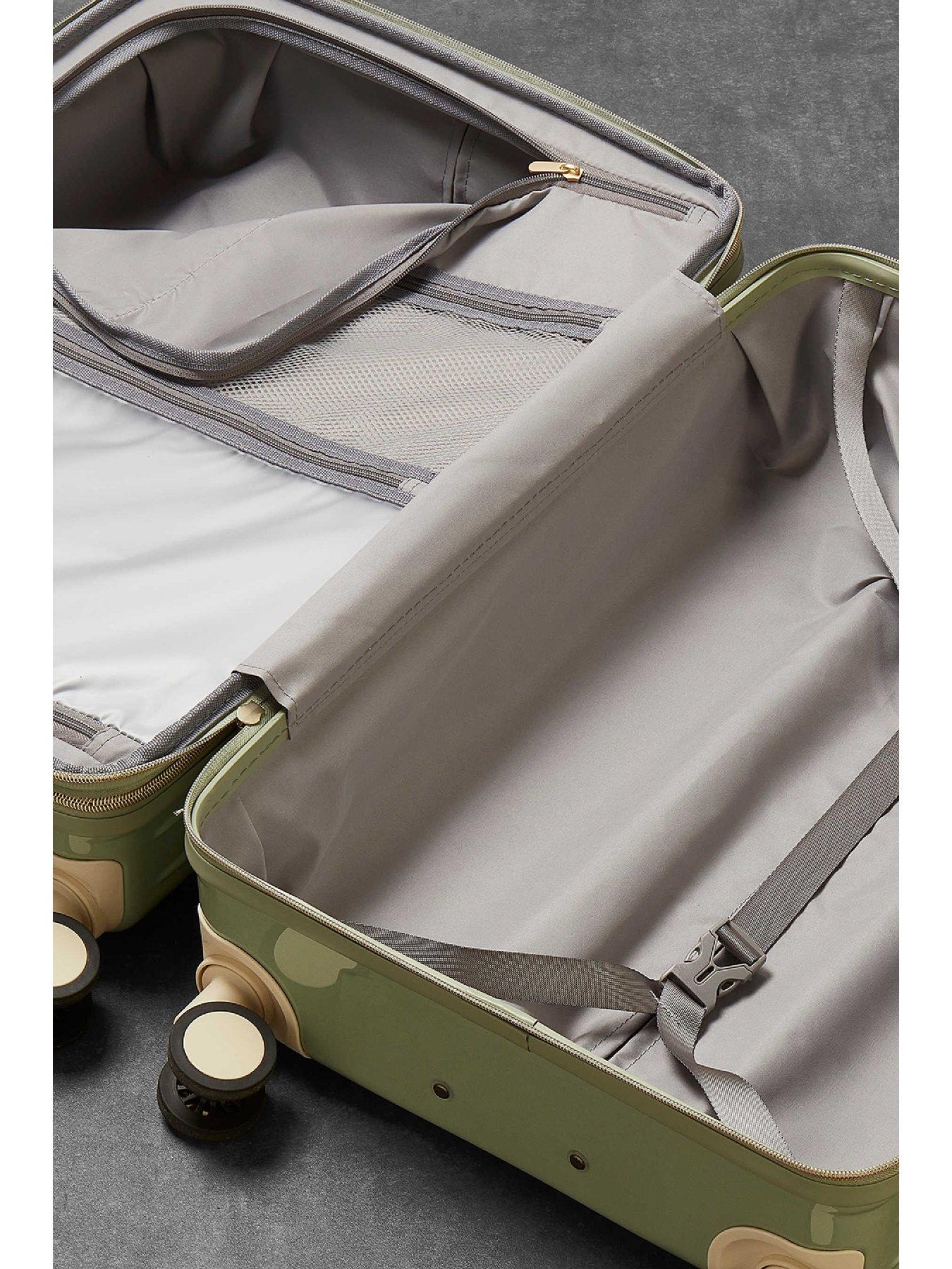Image 5 of 6 of Rock Luggage Primrose Green 3pc Set Suitcase