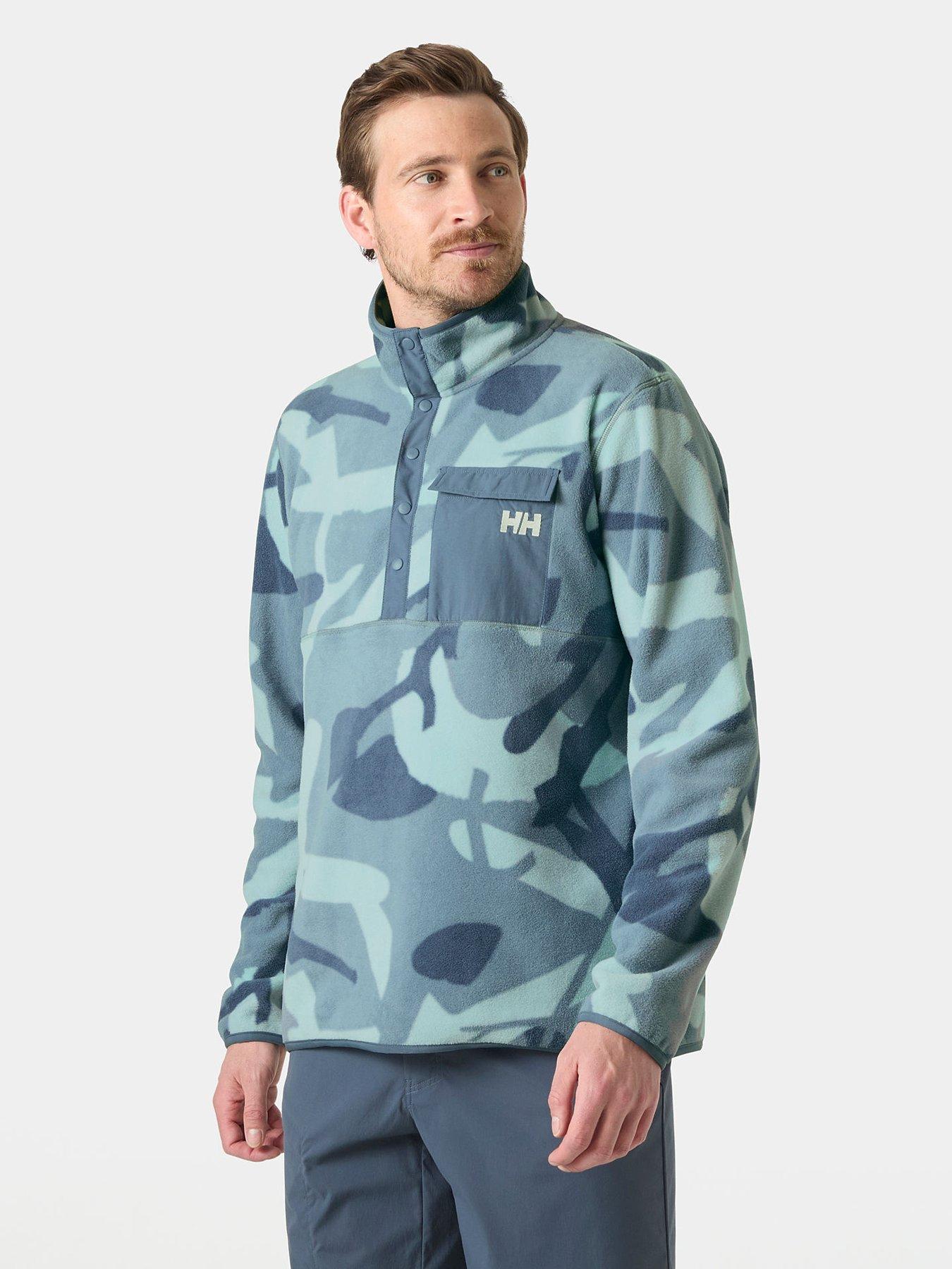 Helly Hansen Mens Maridalen Printed Fleece - Blue