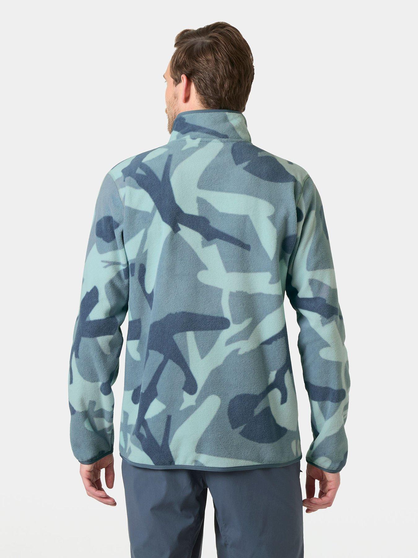 Image 2 of 3 of Helly Hansen Mens Maridalen Printed Fleece - Blue