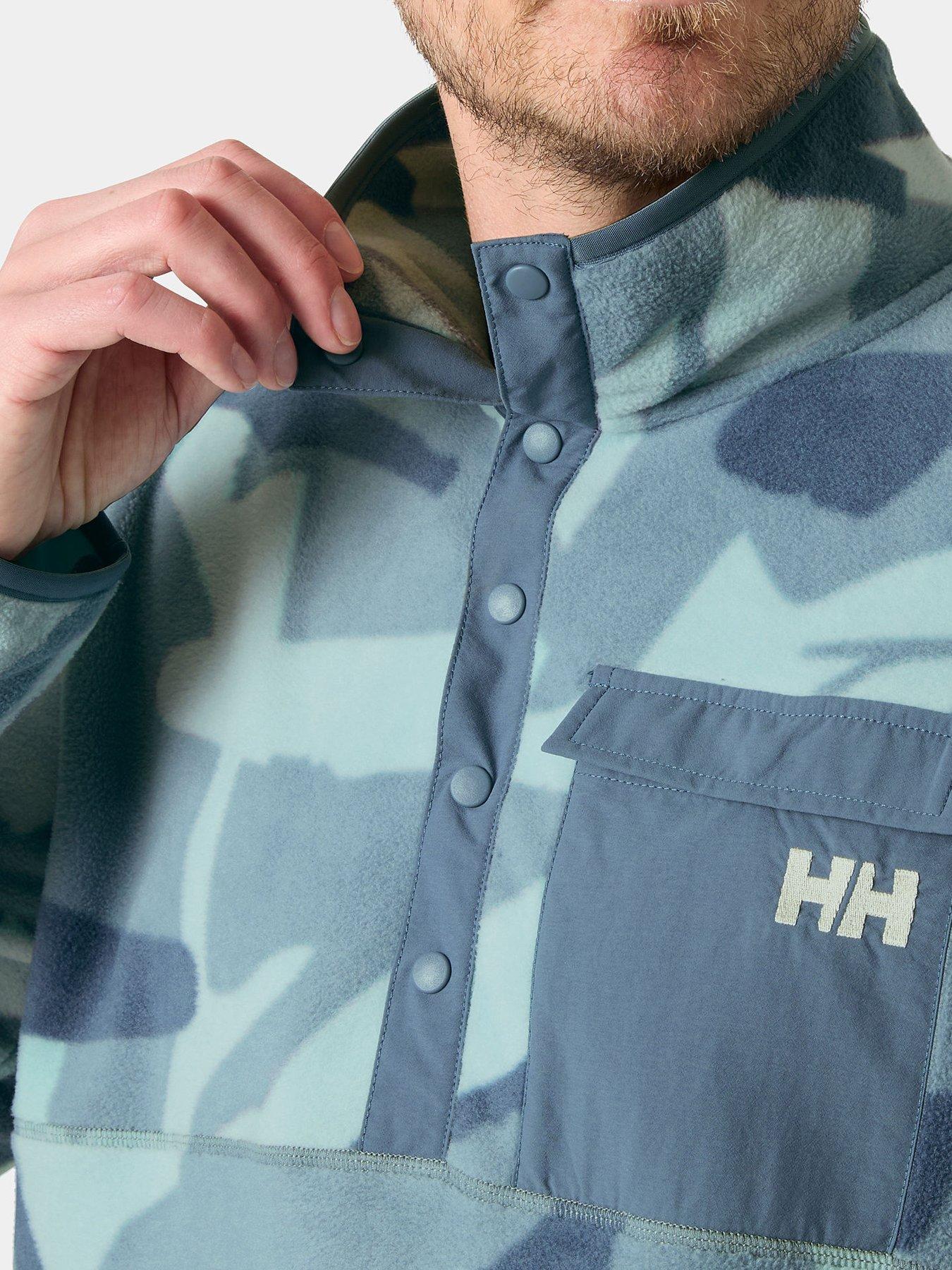 Image 3 of 3 of Helly Hansen Mens Maridalen Printed Fleece - Blue