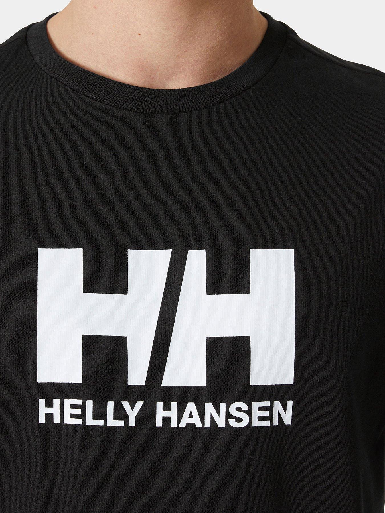 Image 3 of 3 of Helly Hansen Mens HH Logo Short Sleeve T-Shirt - Black