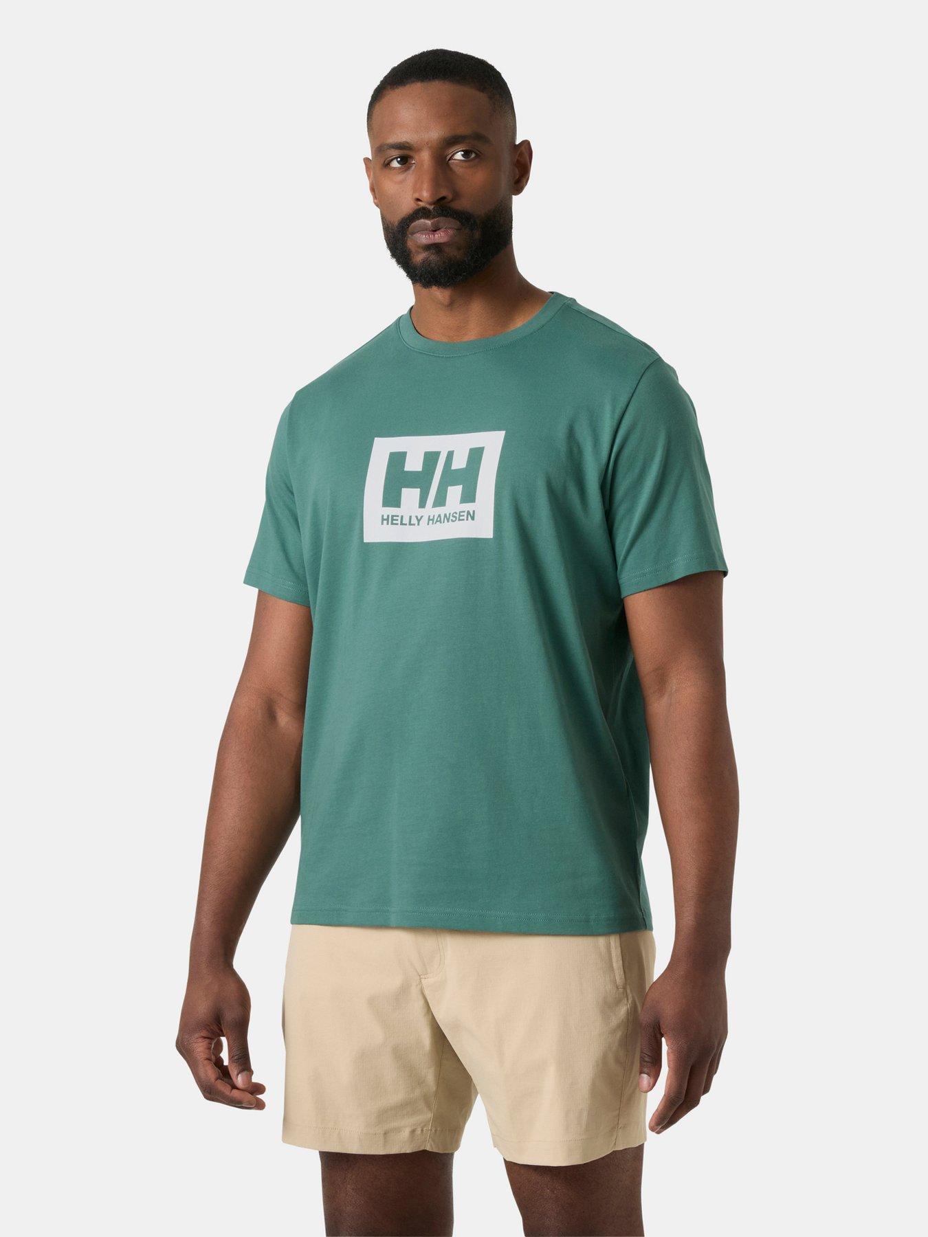 Helly Hansen Mens HH Box Short Sleeve T-Shirt - Green